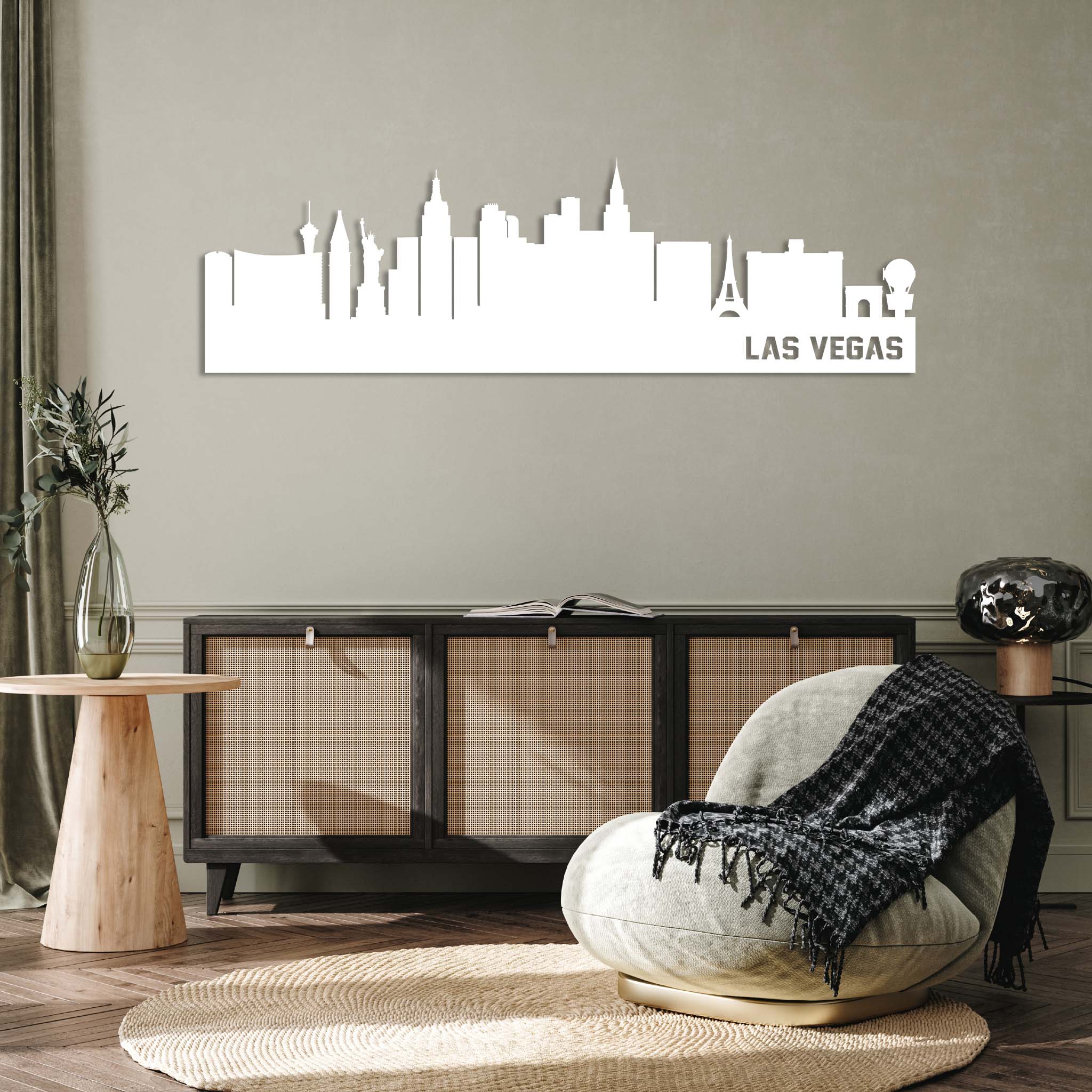Las Vegas Skyline - Metal Wall Art