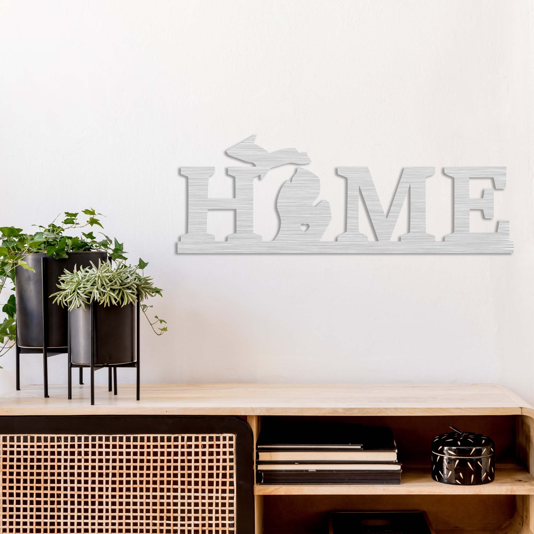 Michigan Home - Metal Wall Art
