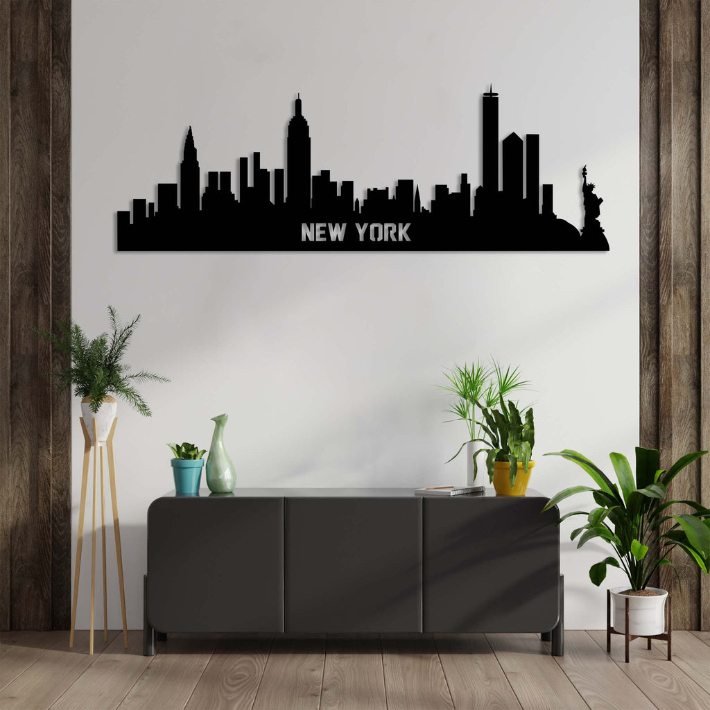 New York City Skyline - Metal Wall Art