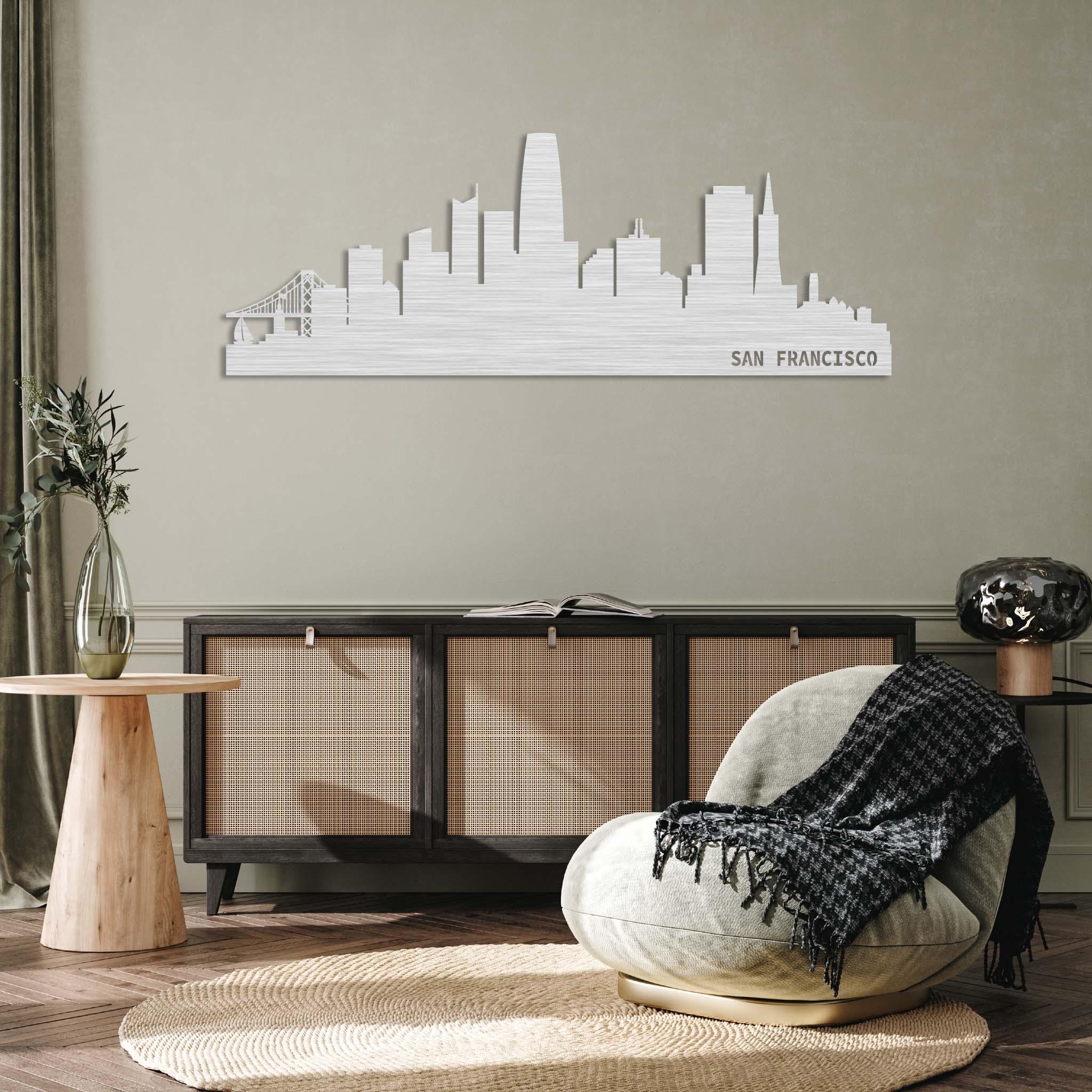San Francisco Skyline - Metal Wall Art