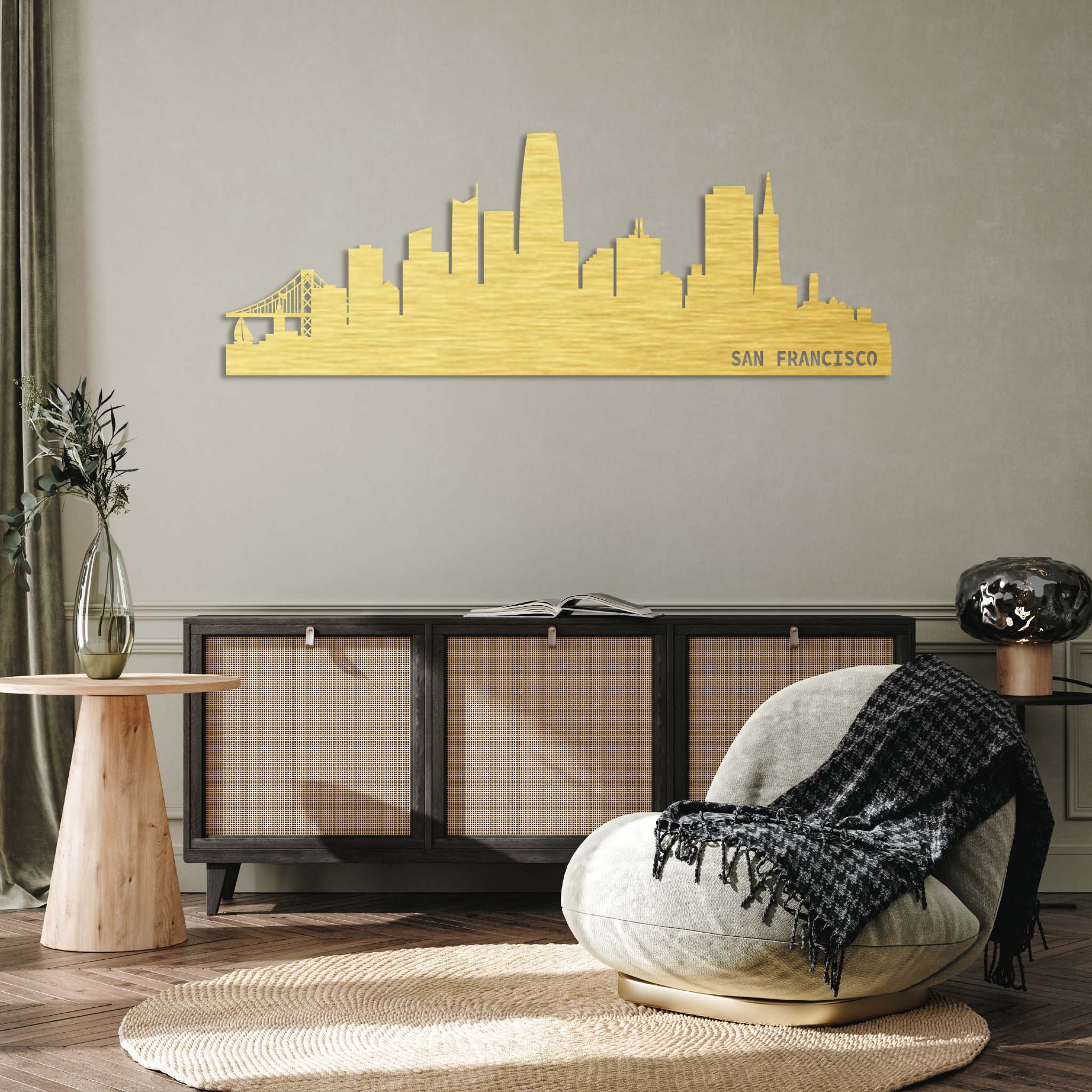 San Francisco Skyline - Metal Wall Art