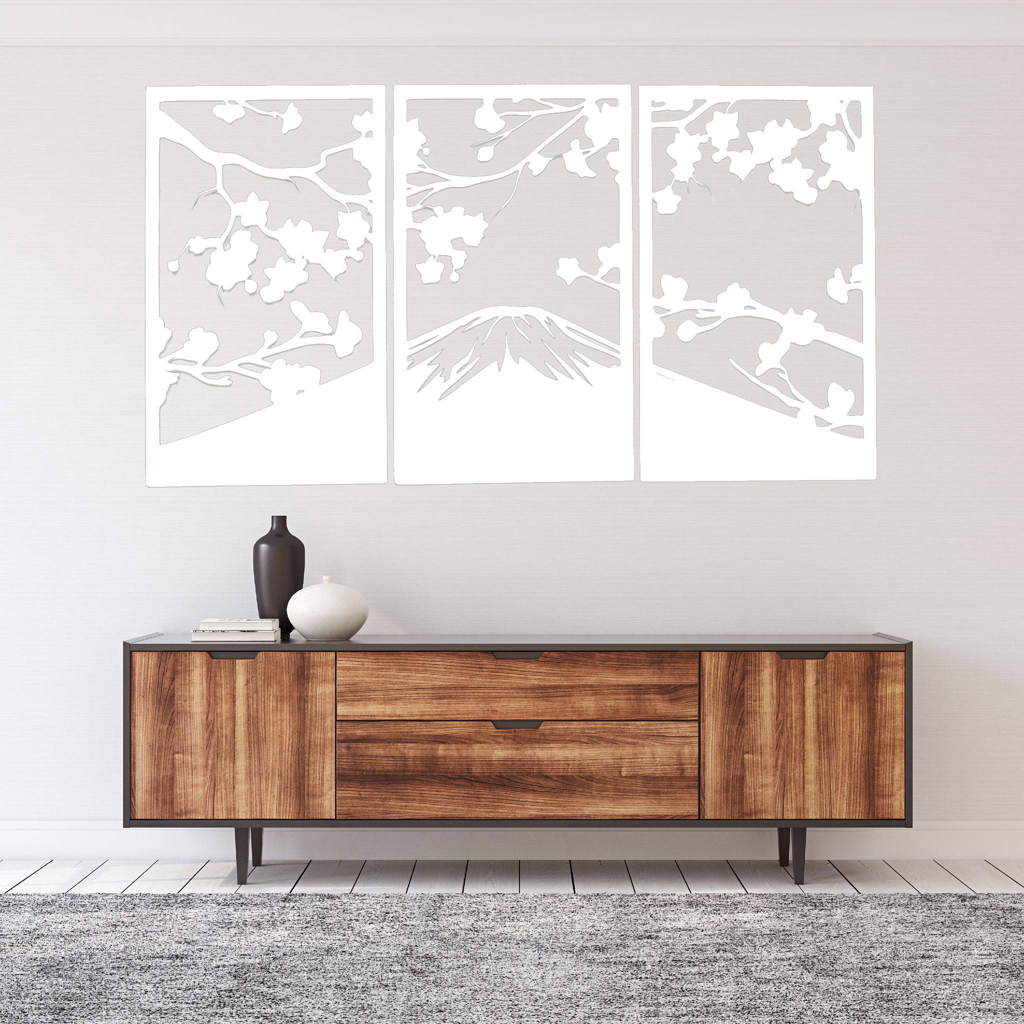 Sakura Cherry Blossom - Metal Wall Art