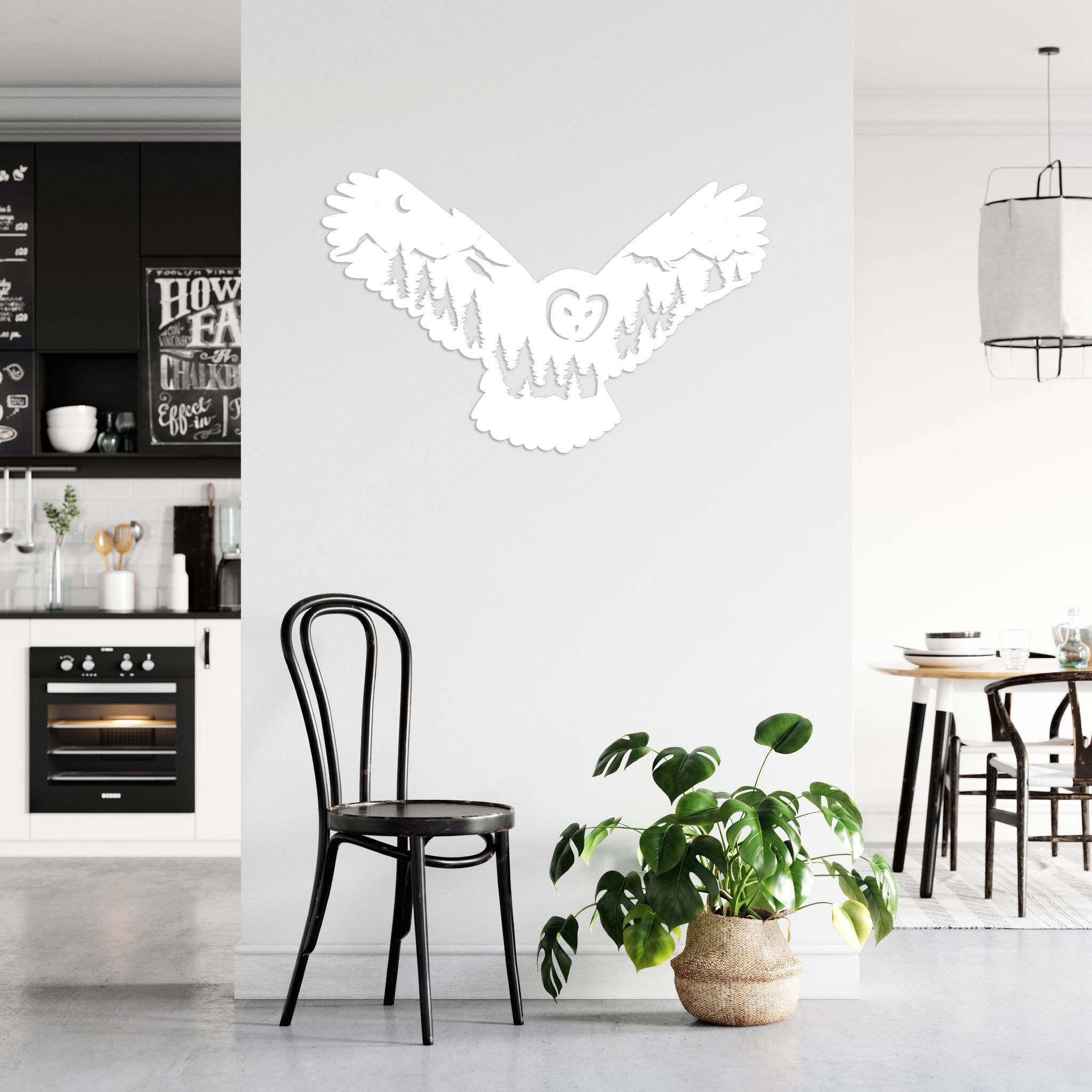 Owl - Metal Wall Art