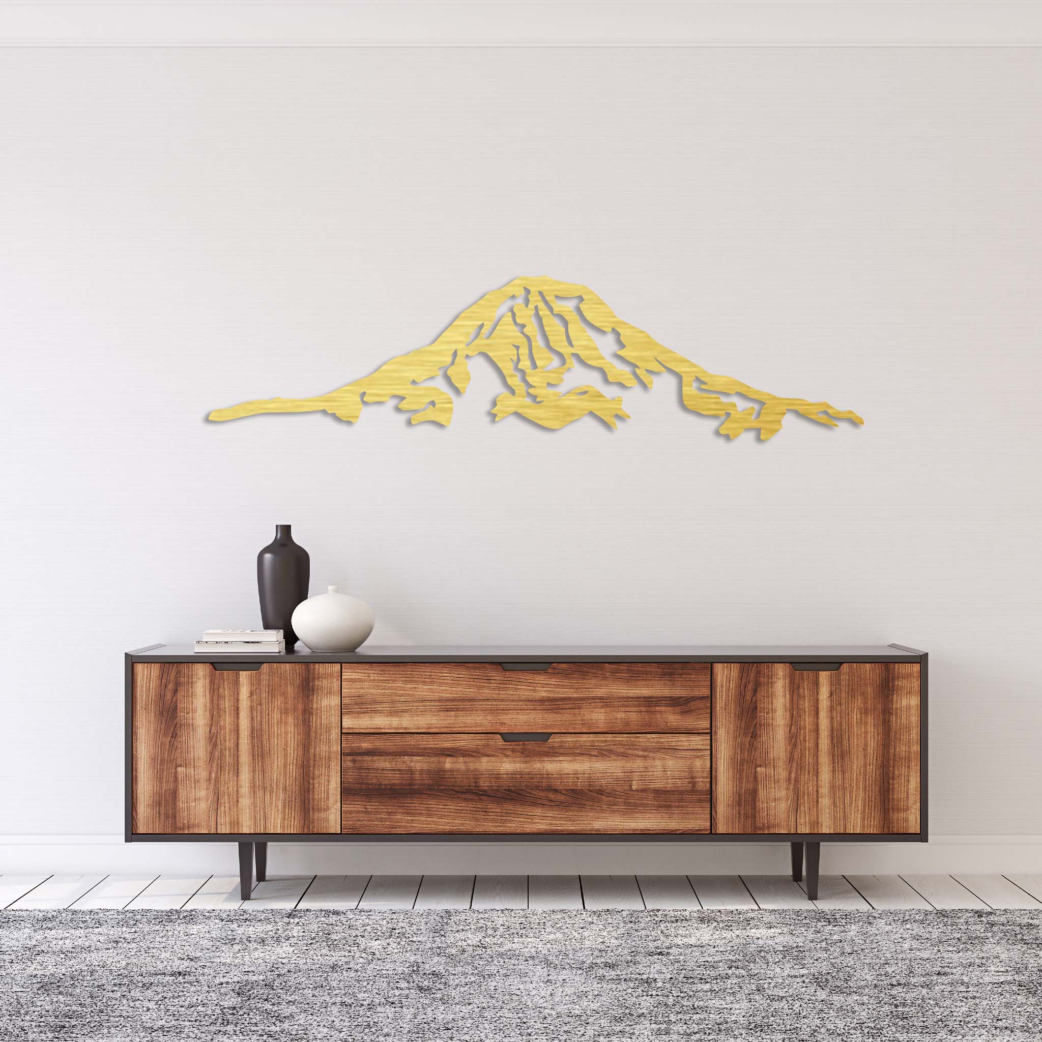Mount Rainier Alternative - Metal Wall Art