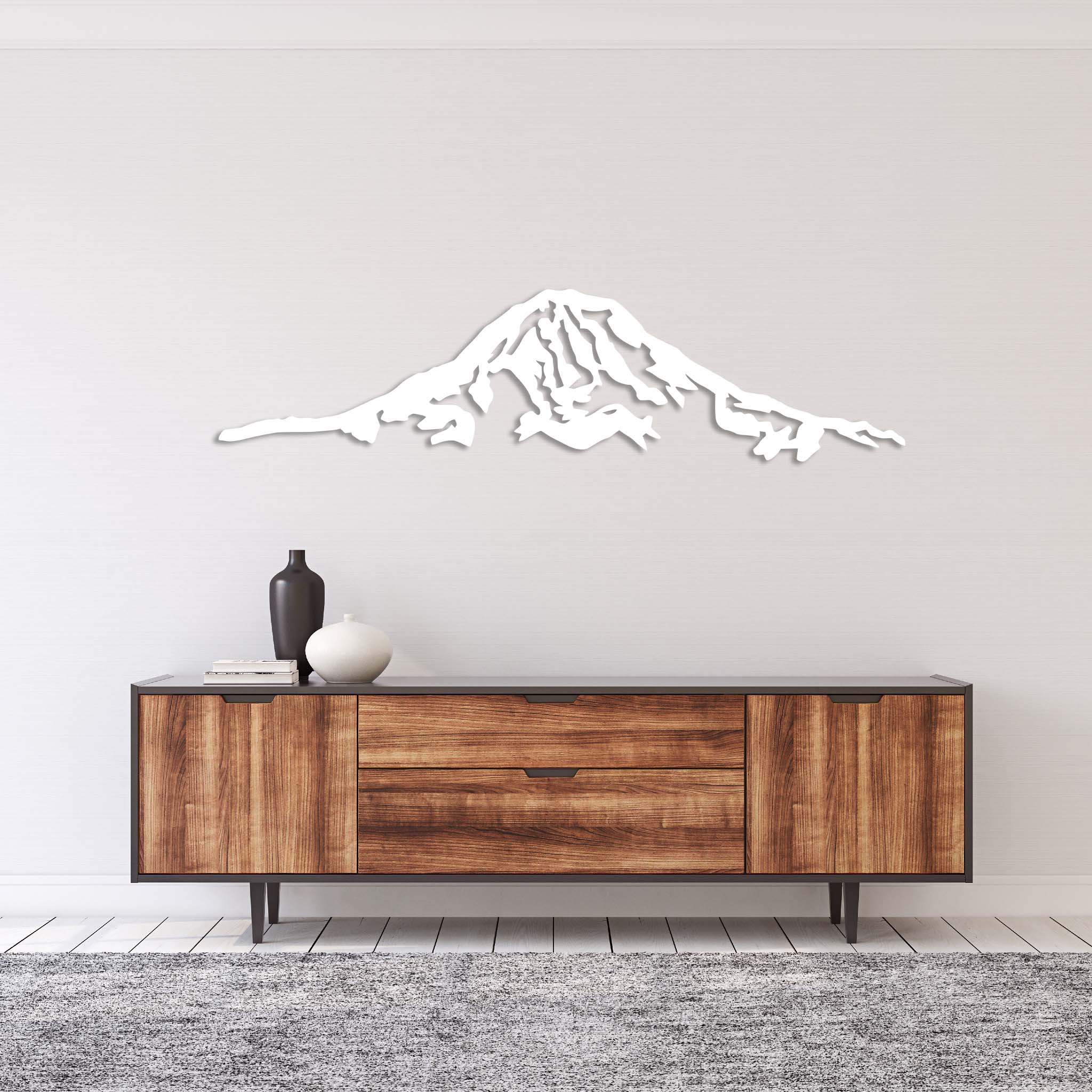 Mount Rainier Alternative - Metal Wall Art