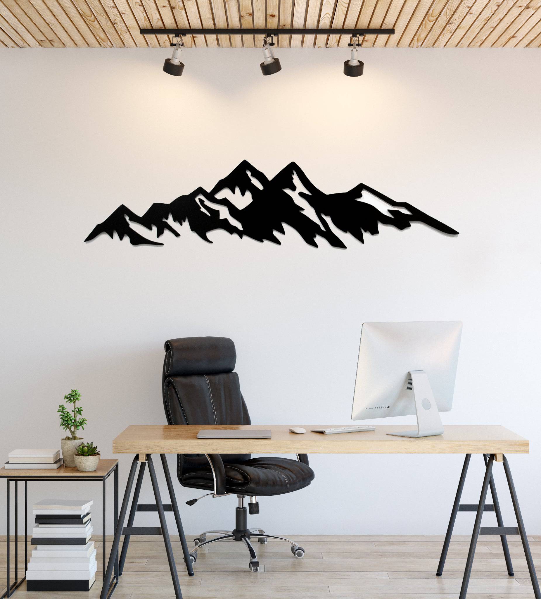 Mountains - Metal Wall Art