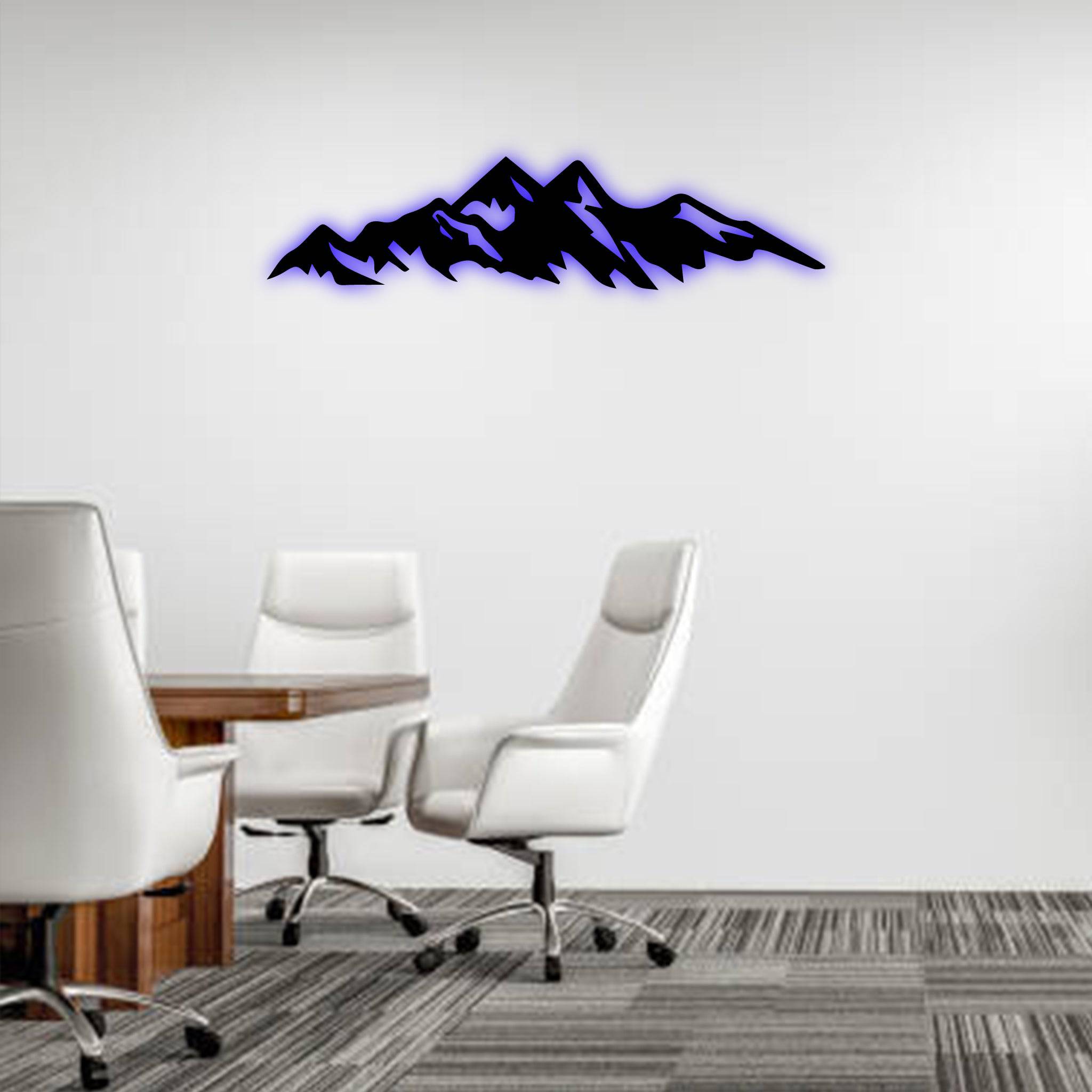Mountains - Metal Wall Art