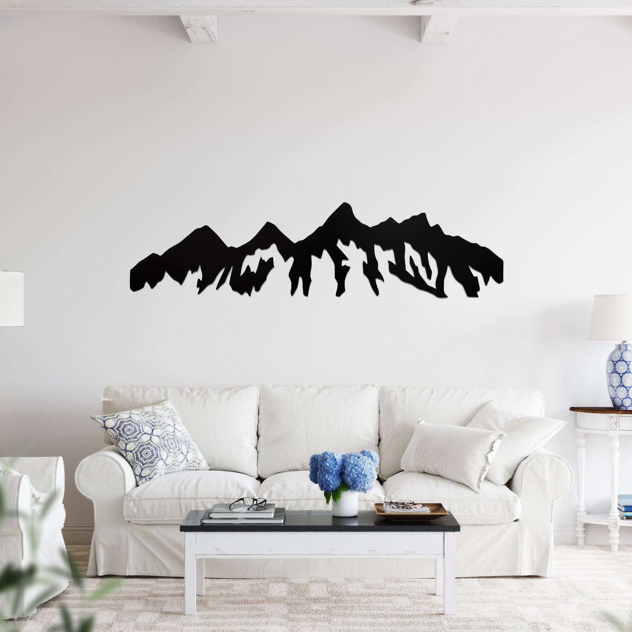 Teton Mountain Range - Metal Wall Art