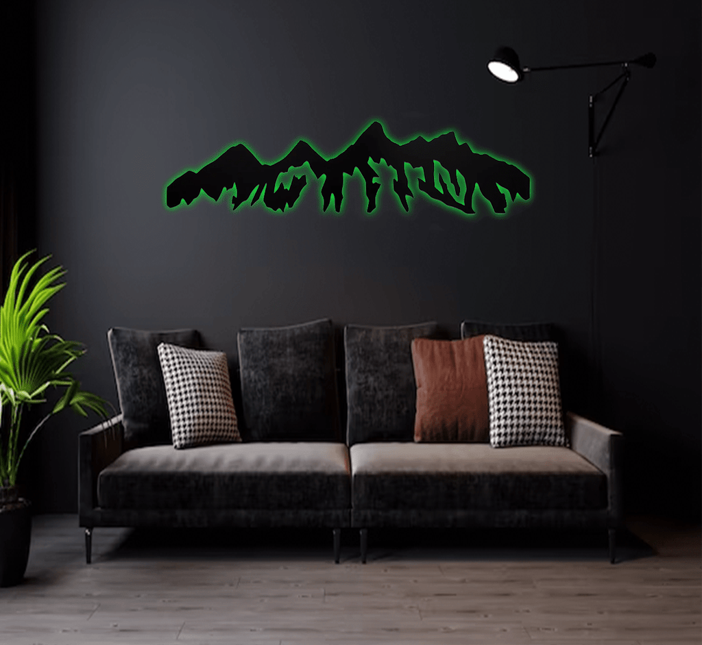 Teton Mountain Range - Metal Wall Art