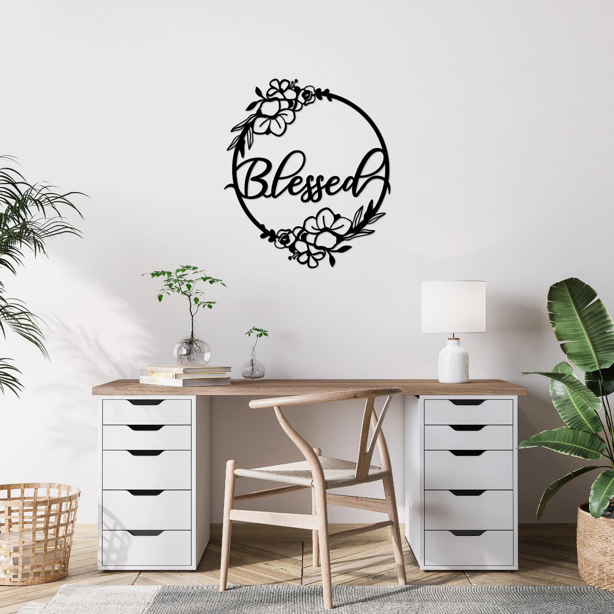 Blessed - Metal Wall Art