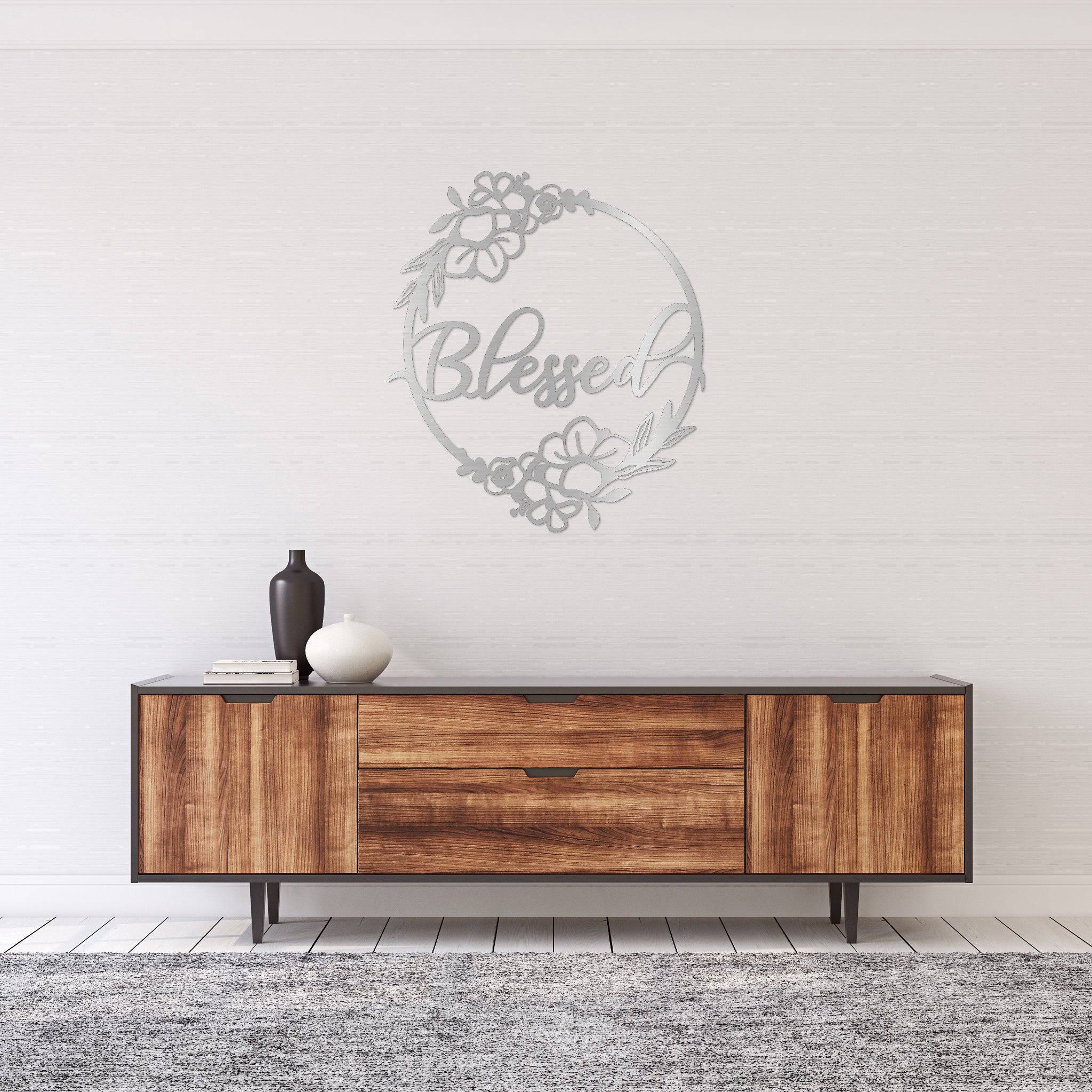 Blessed - Metal Wall Art