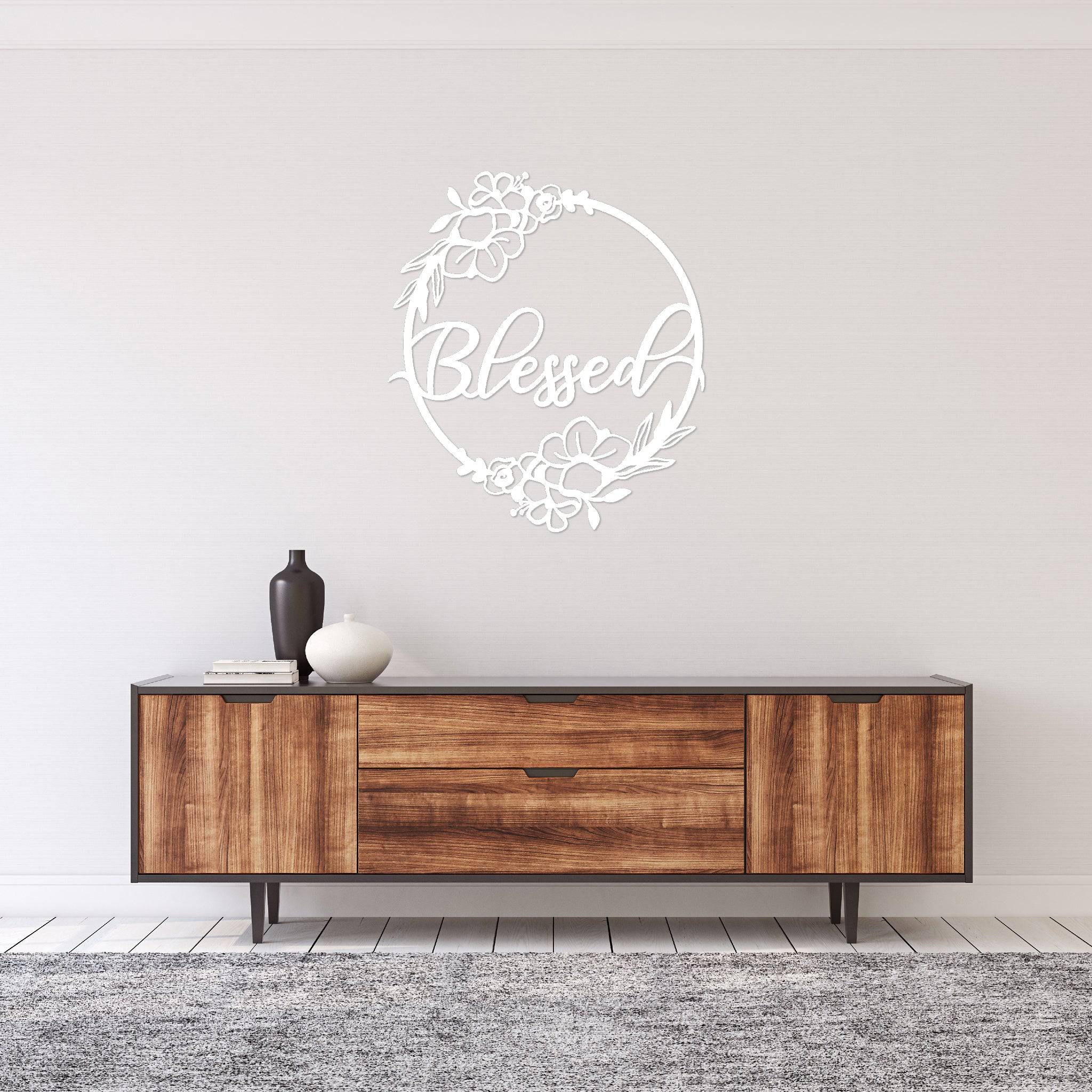 Blessed - Metal Wall Art