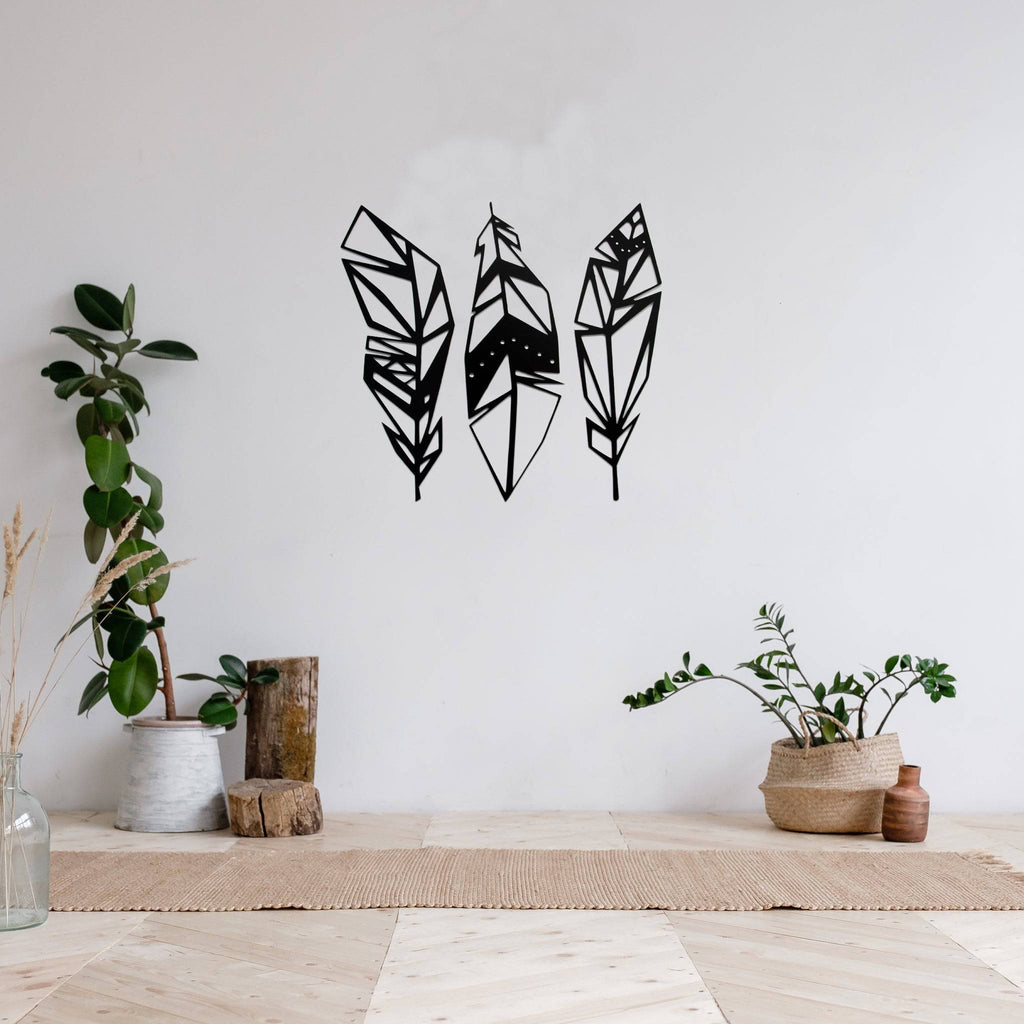 Feathers - Metal Wall Art