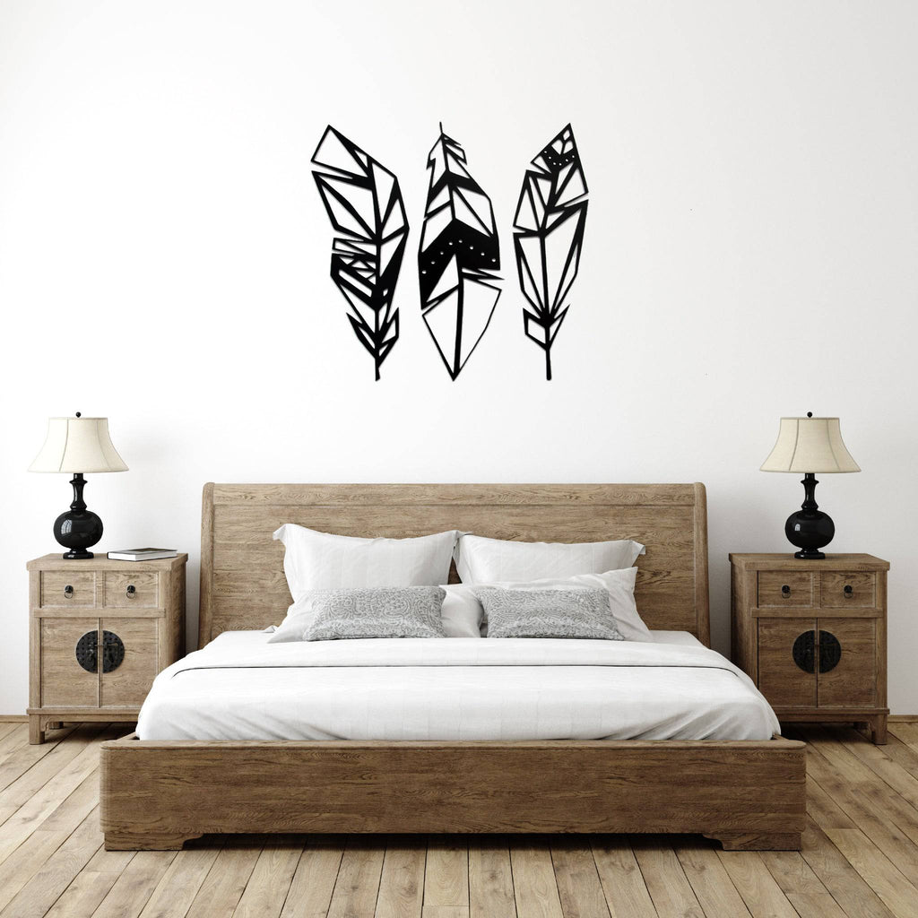 Feathers - Metal Wall Art
