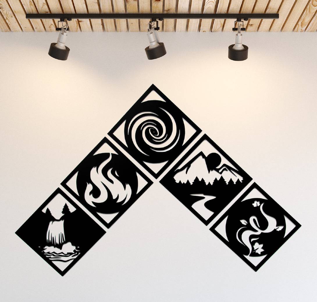 Five Elements - Metal Wall Art