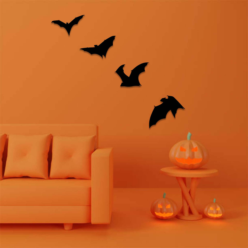 Halloween Bats - Metal Wall Art