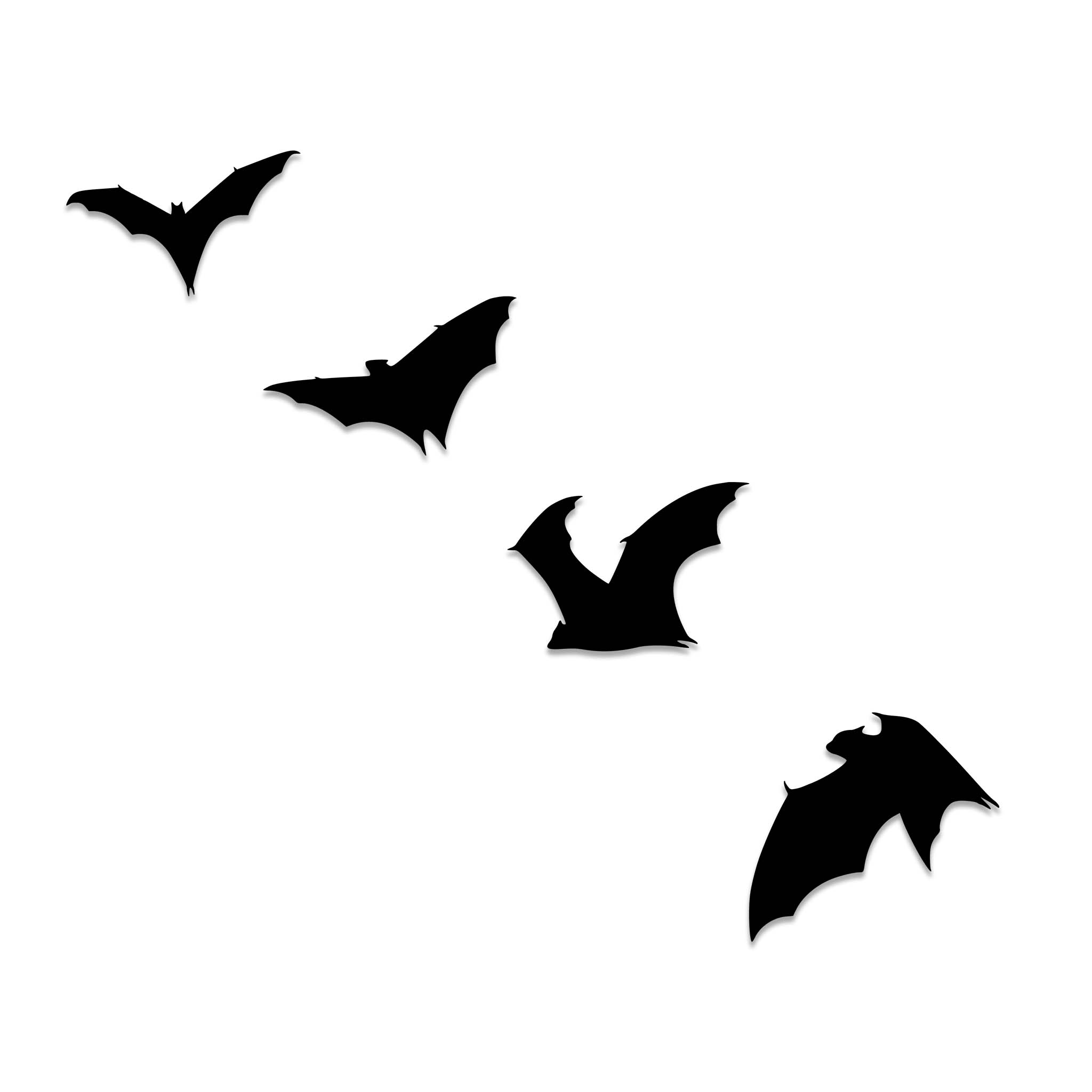 Halloween Bats - Metal Wall Art