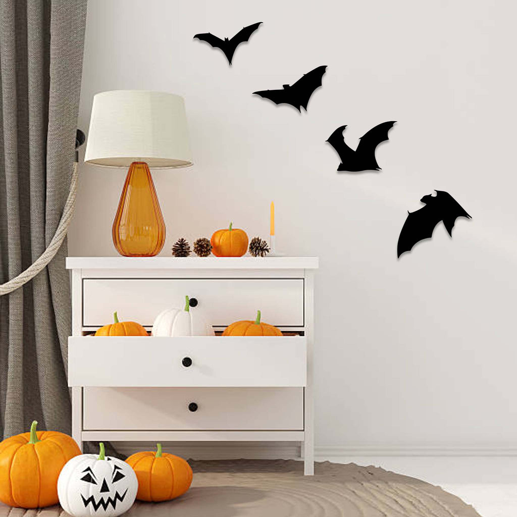 Halloween Bats - Metal Wall Art