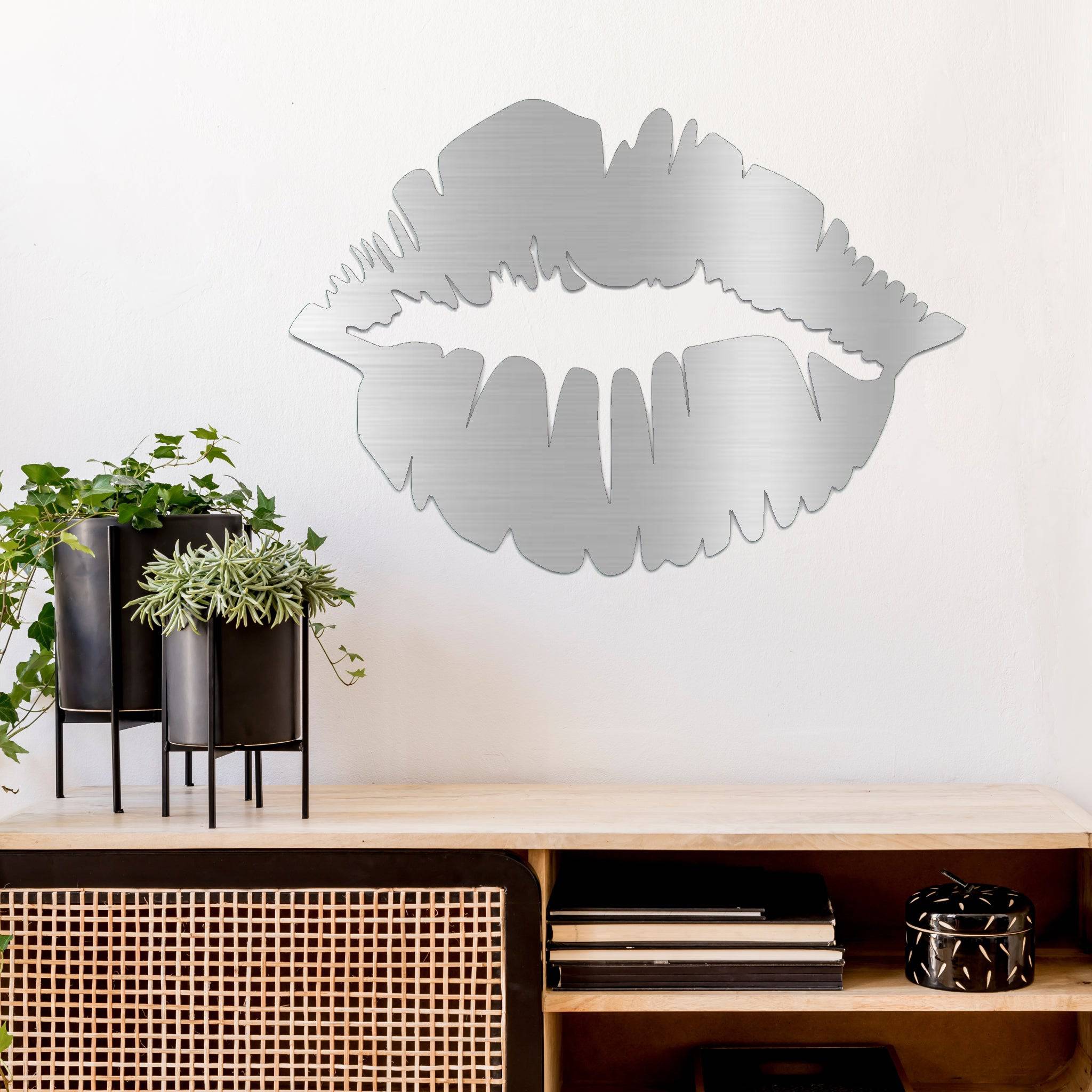 Lips - Metal Wall Art