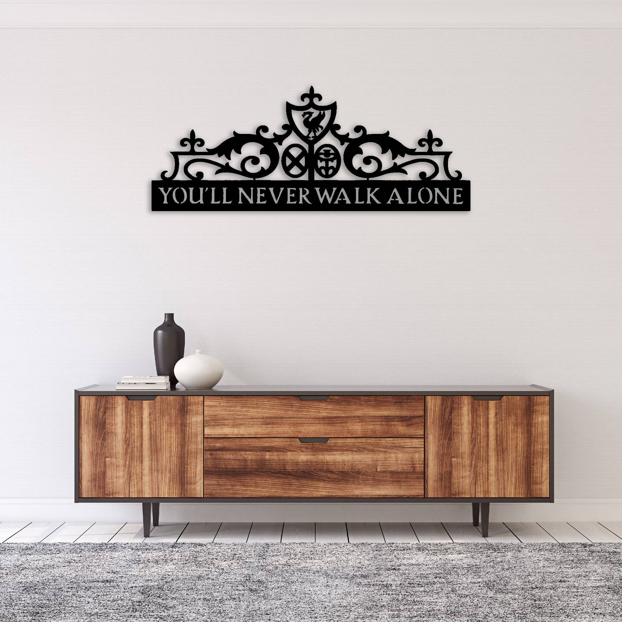 Liverpool - You'll Never Walk Alone - Metal Wall Art