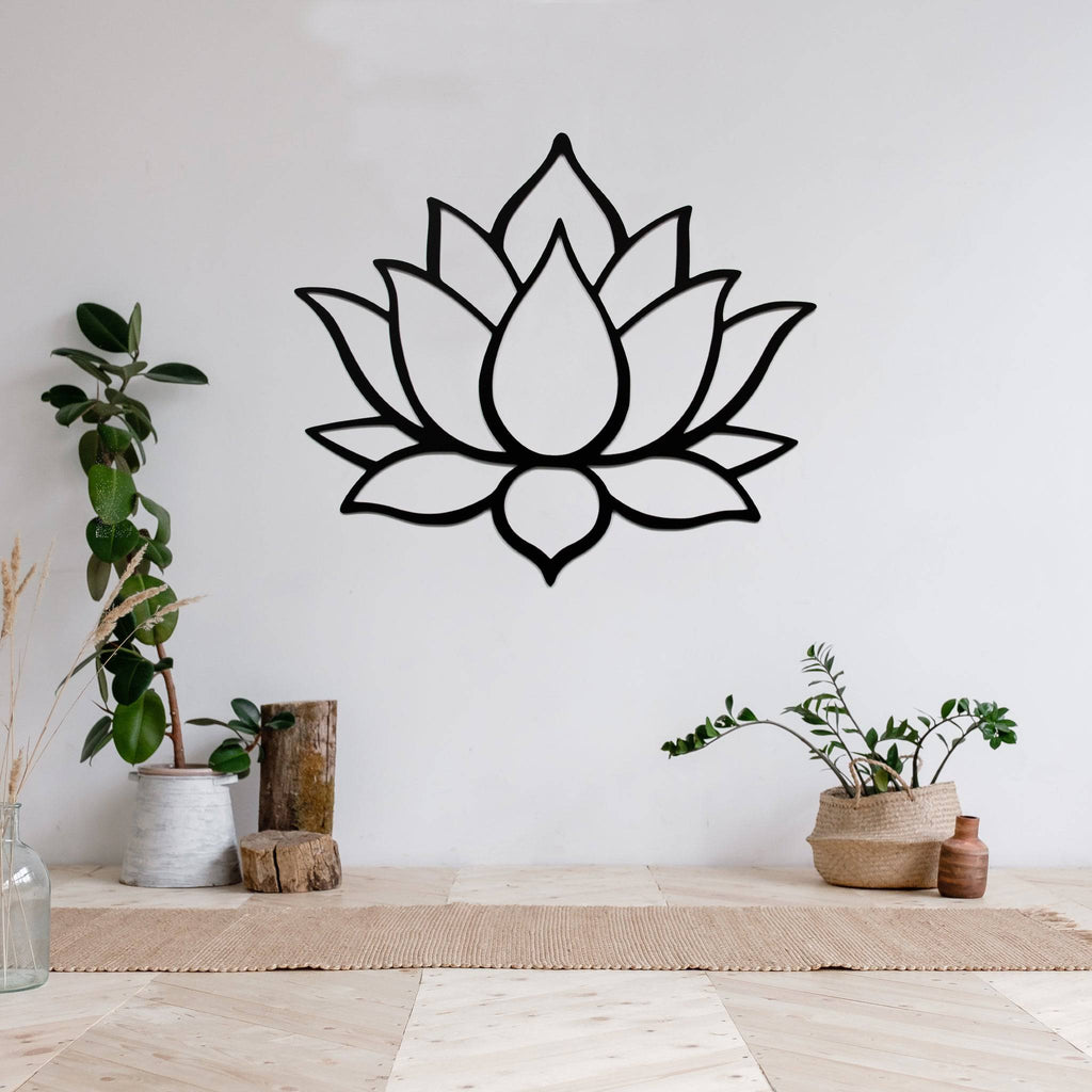 Lotus Flower - Metal Wall Art