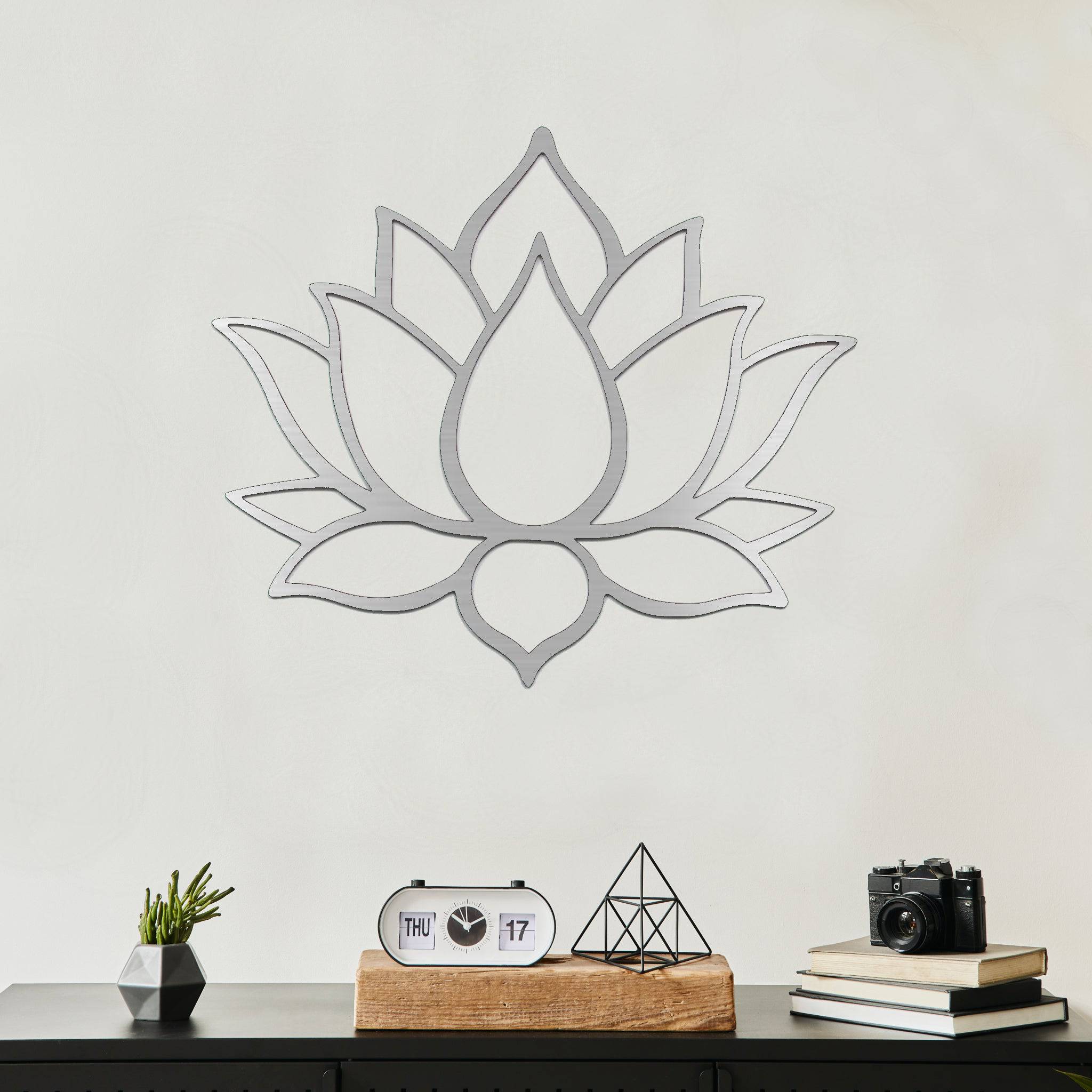 Lotus Flower - Metal Wall Art
