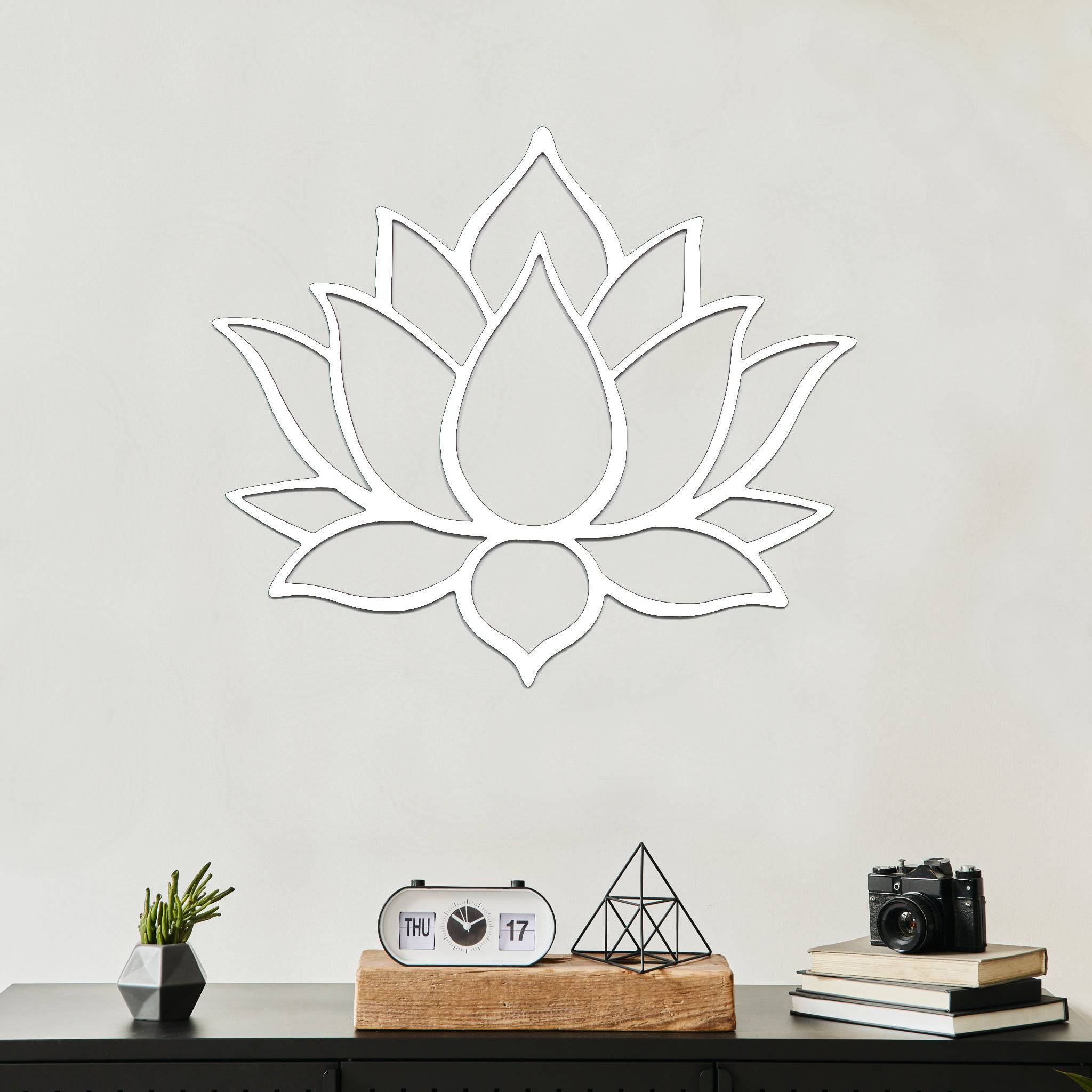 Lotus Flower - Metal Wall Art