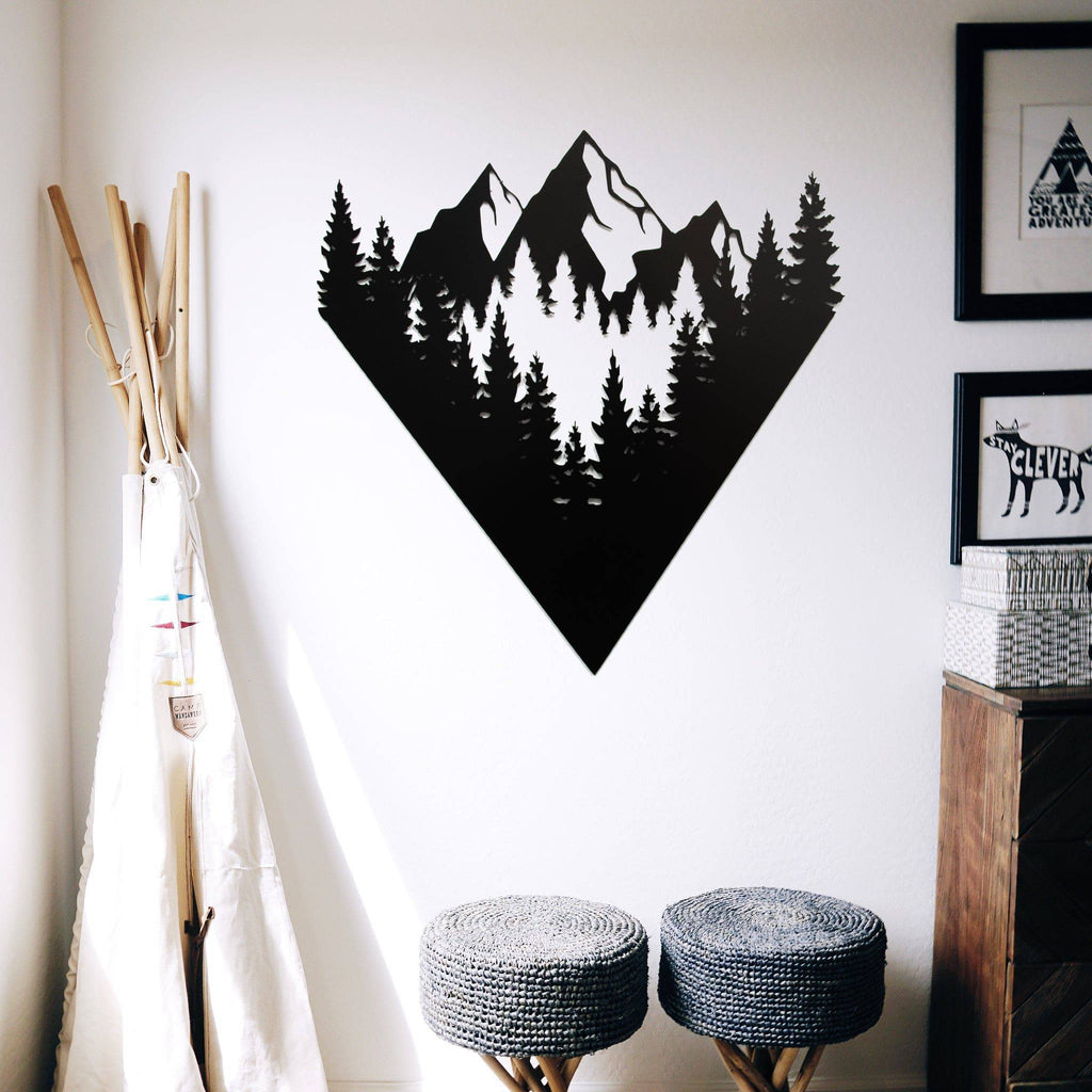 Mountain View - Metal Wall Art