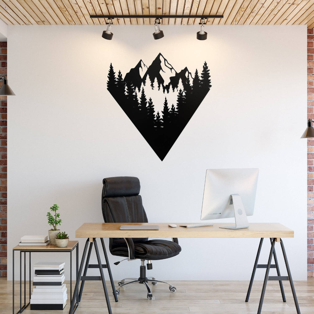 Mountain View - Metal Wall Art