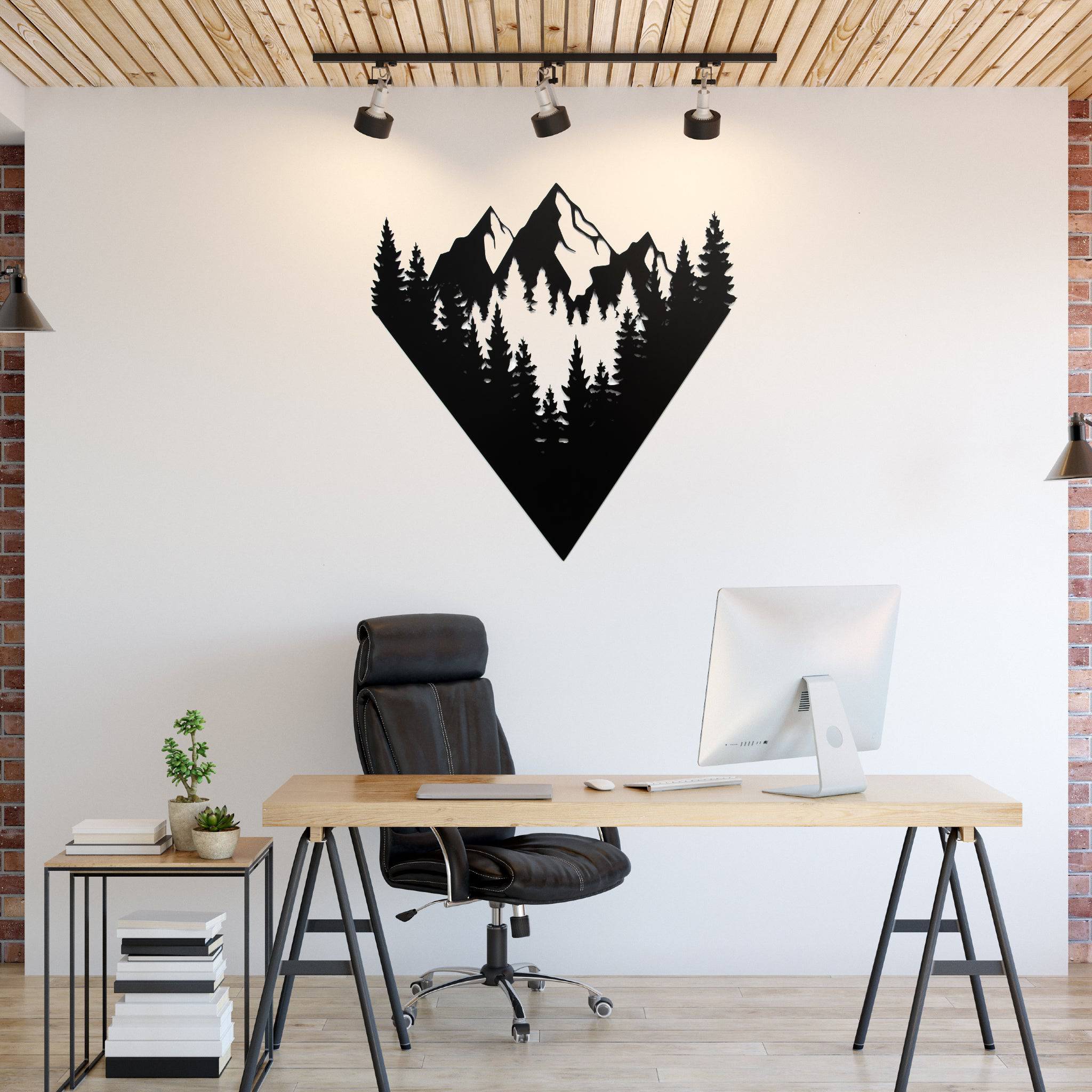 Mountain View - Metal Wall Art