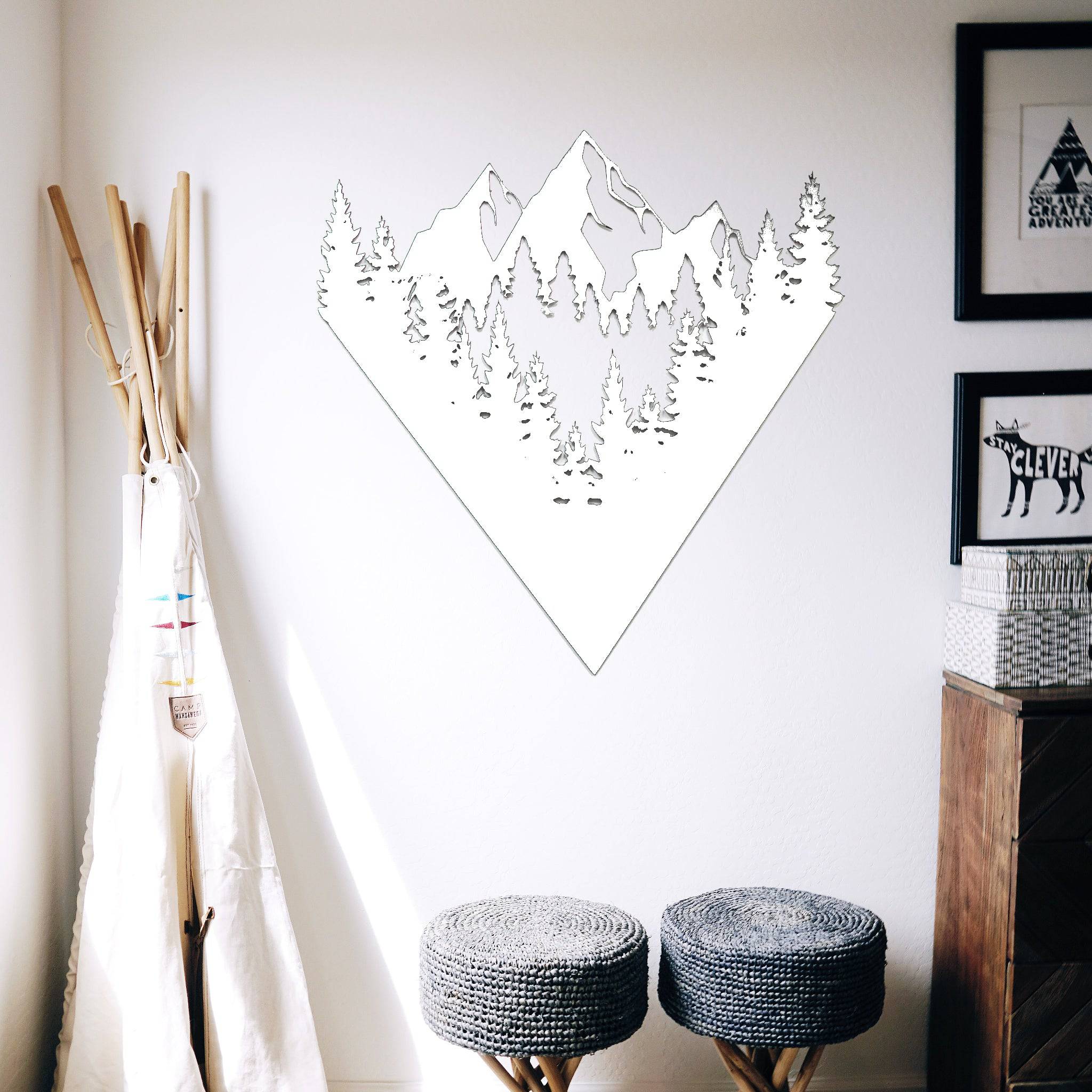Mountain View - Metal Wall Art