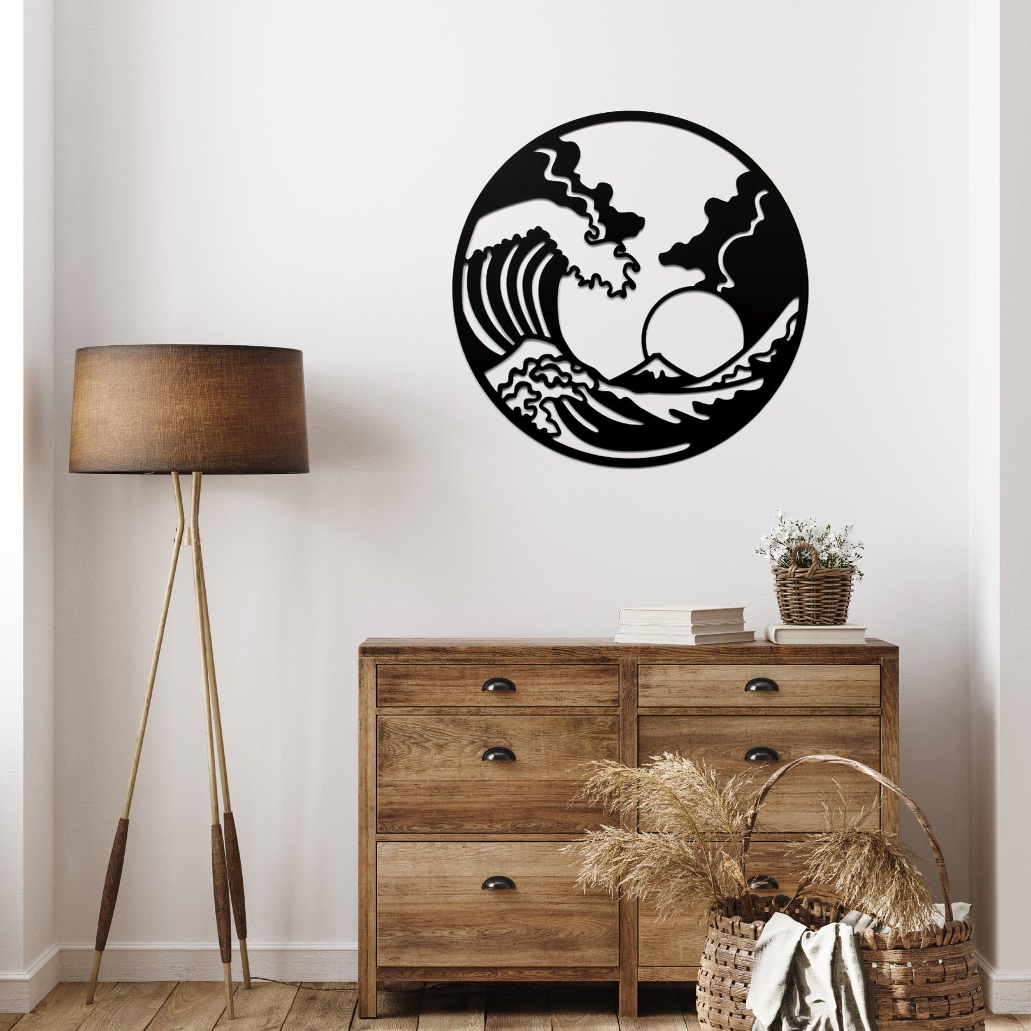 The Great Wave - Metal Wall Art