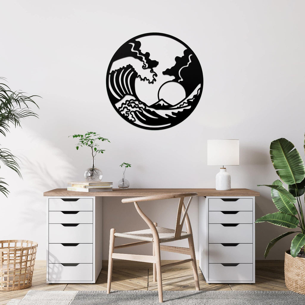 The Great Wave - Metal Wall Art