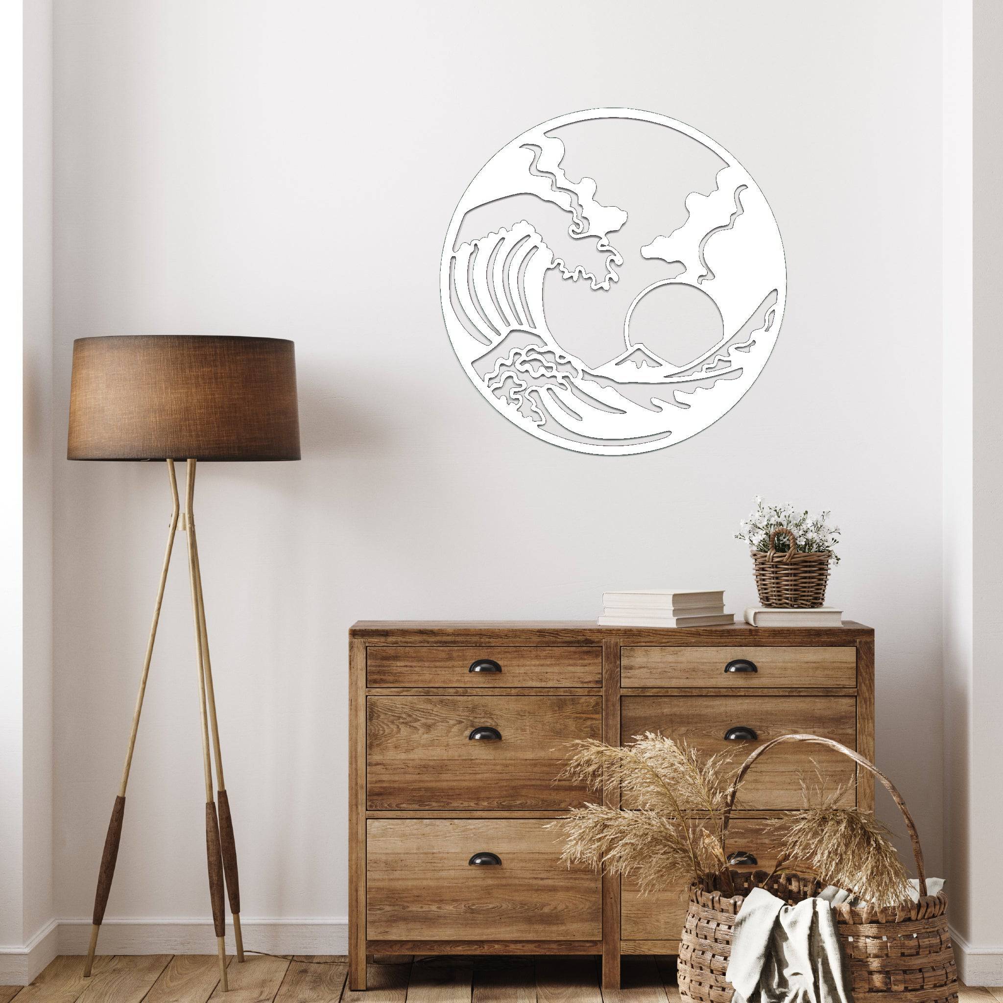 The Great Wave - Metal Wall Art