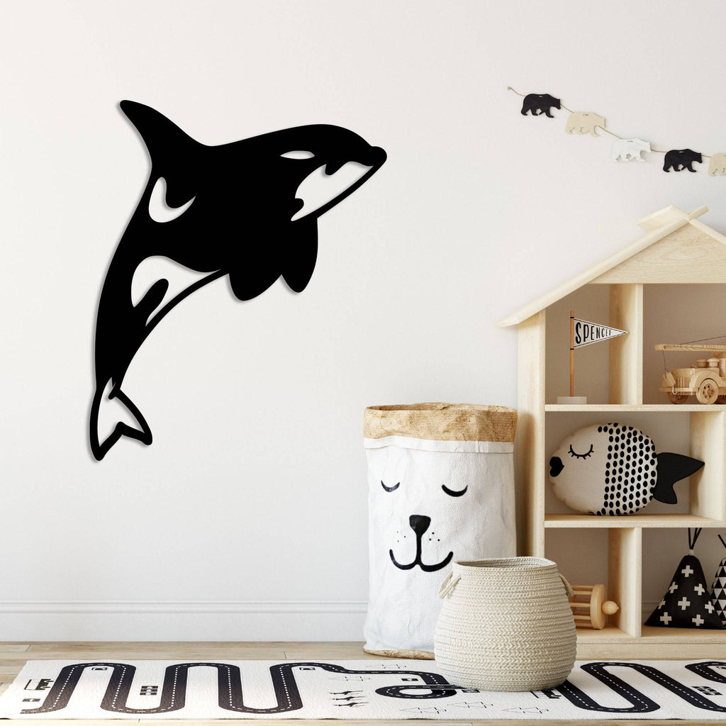 Orca Whale - Metal Wall Art