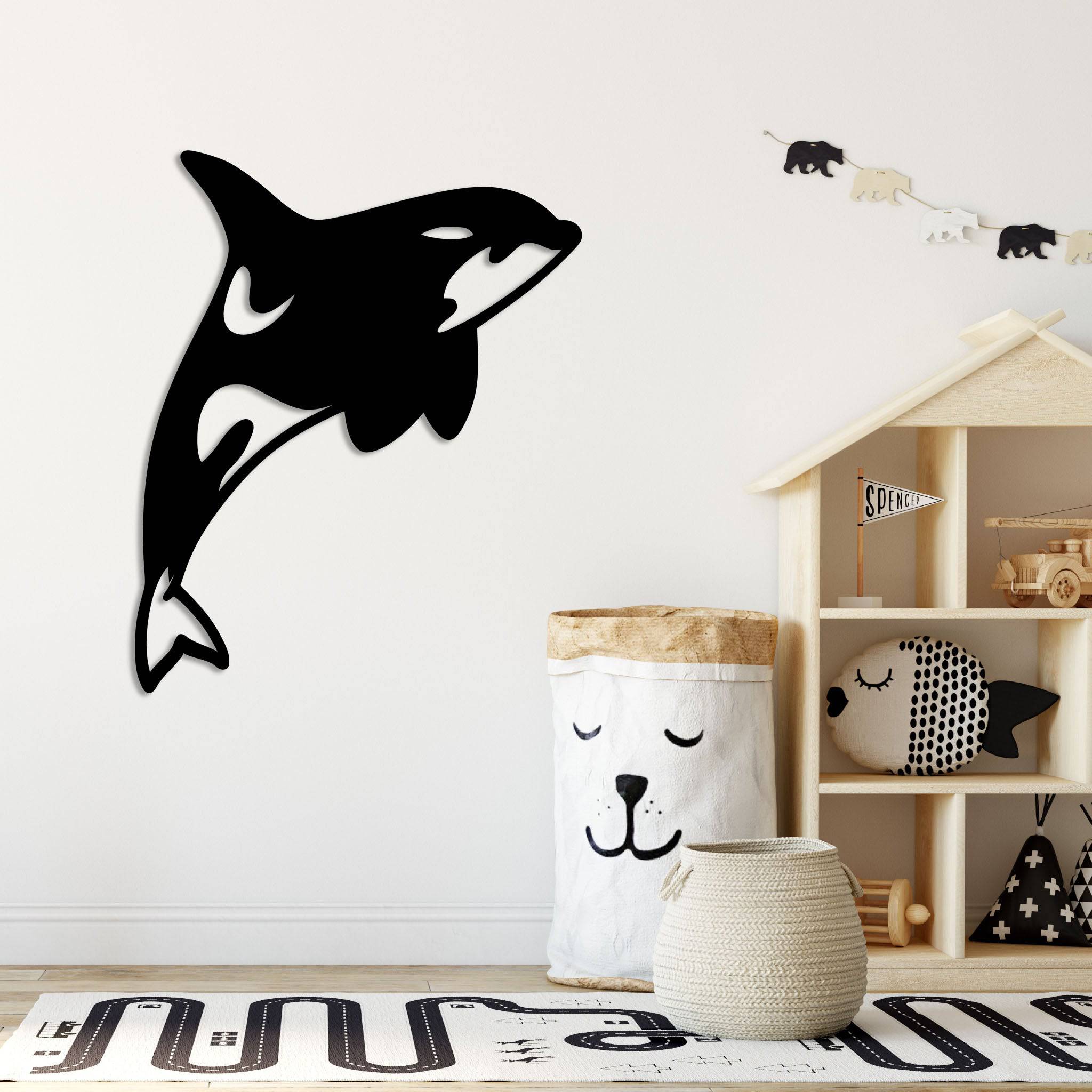 Orca Whale - Metal Wall Art