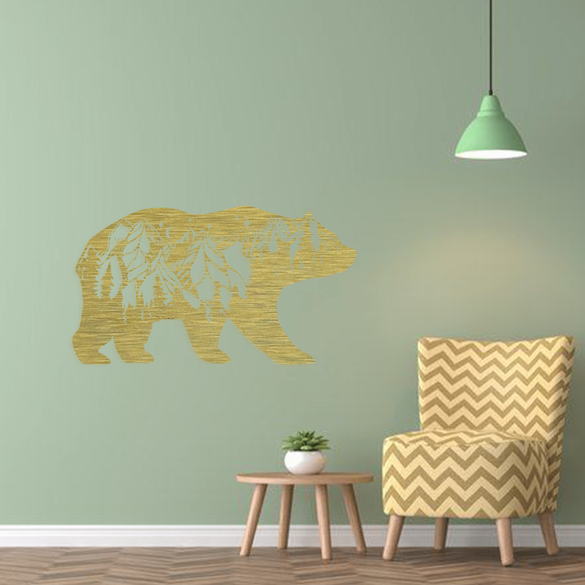 Bear Mountain - Metal Wall Art