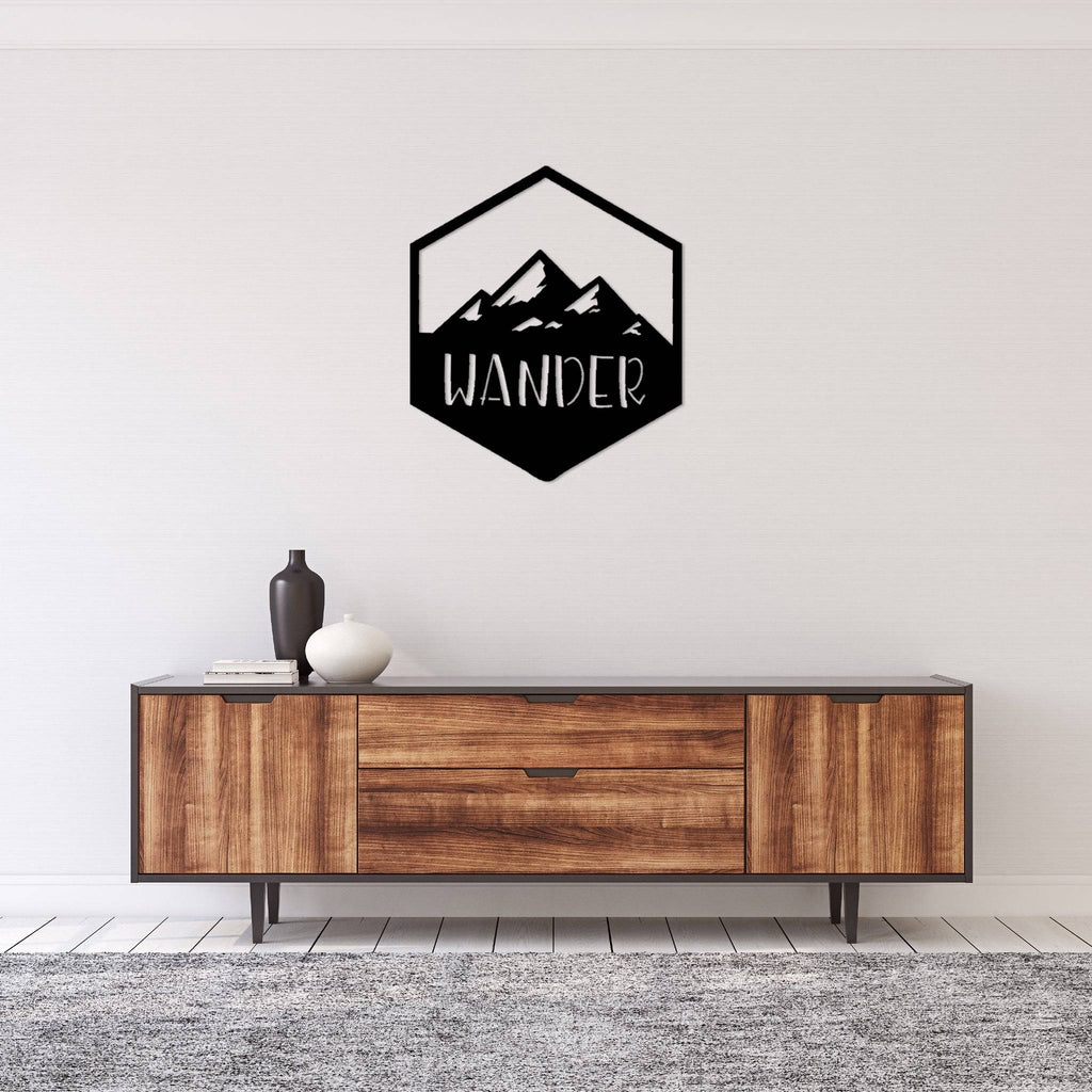 Wander - Metal Wall Art