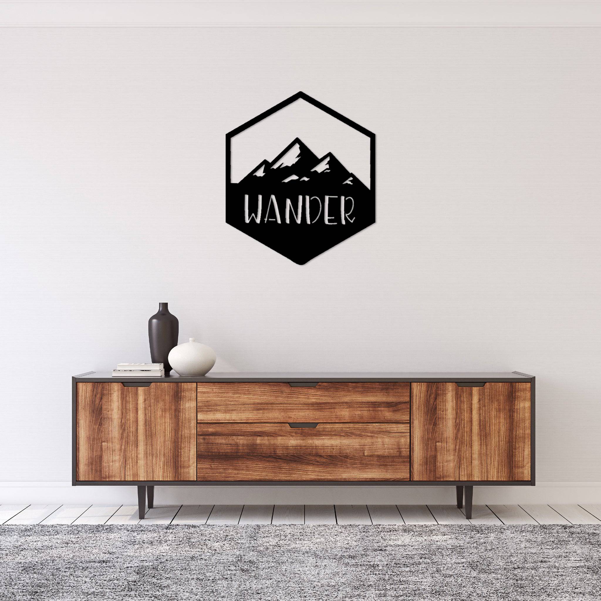 Wander - Metal Wall Art