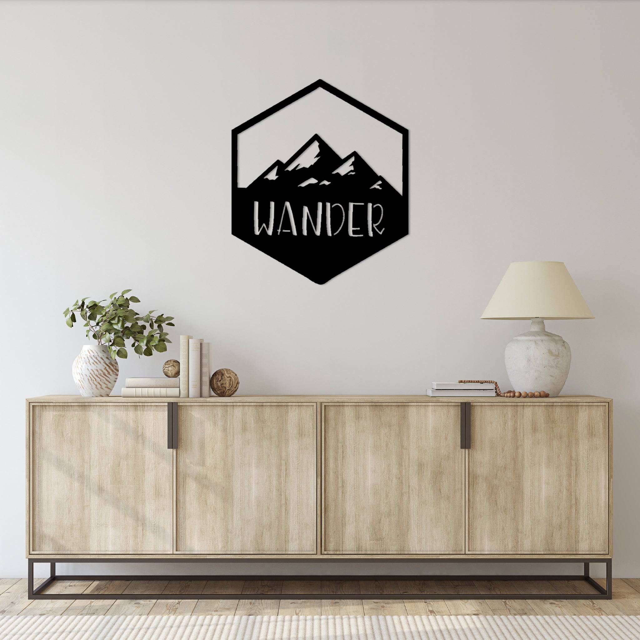 Wander - Metal Wall Art