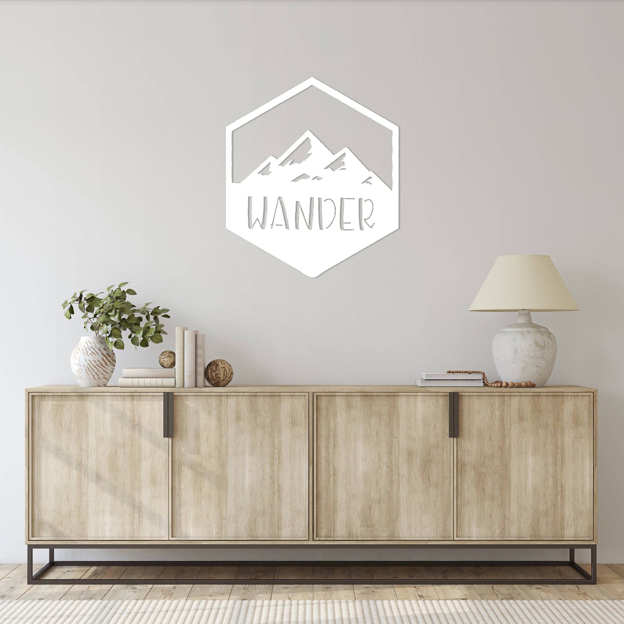 Wander - Metal Wall Art