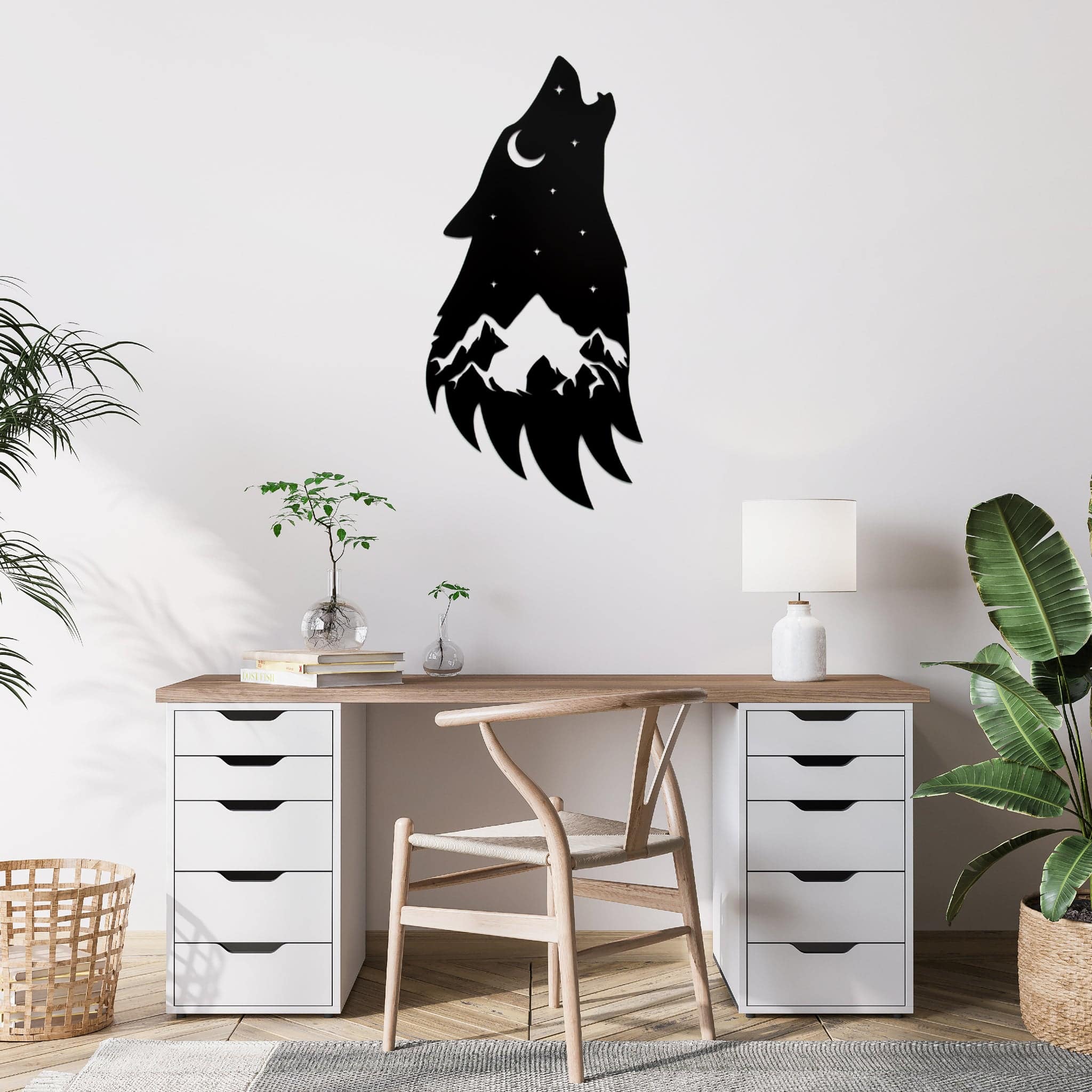 Wolf Head - Metal Wall Art