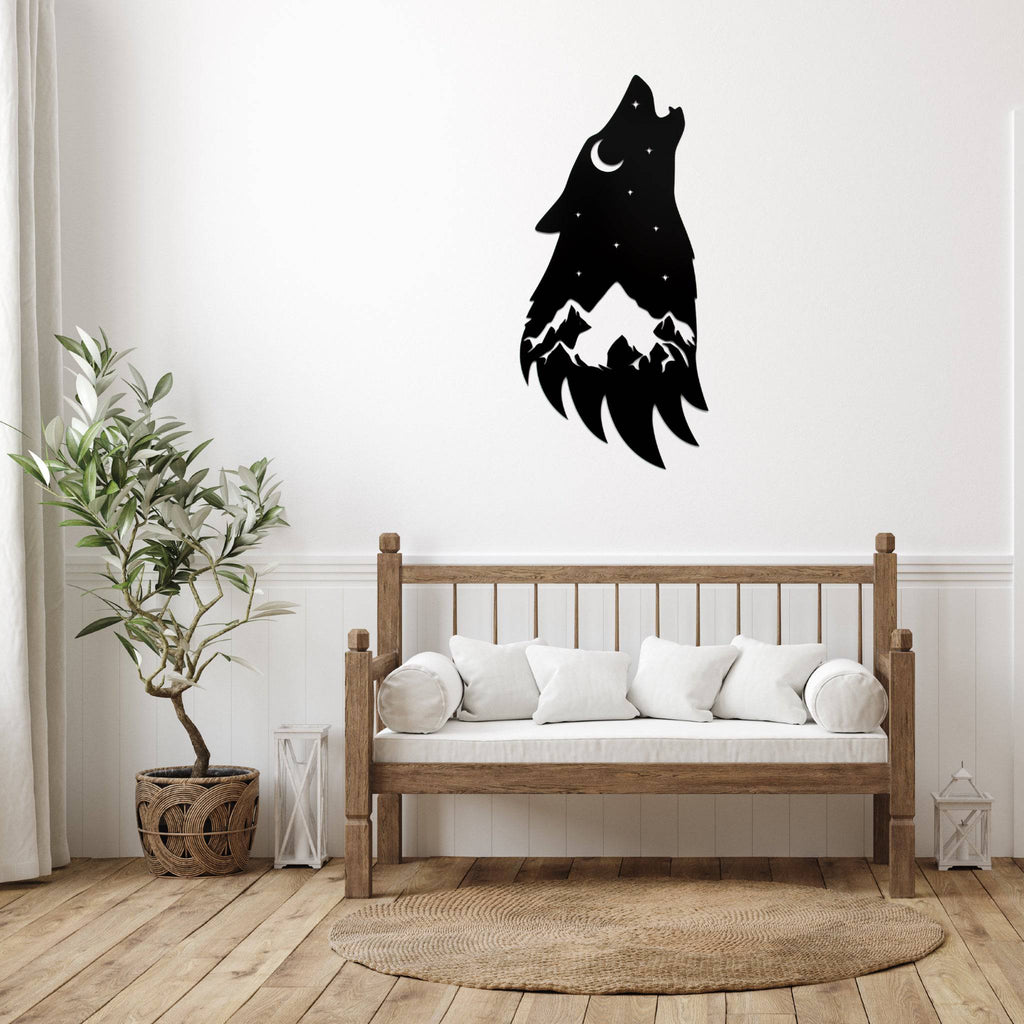 Wolf Head - Metal Wall Art