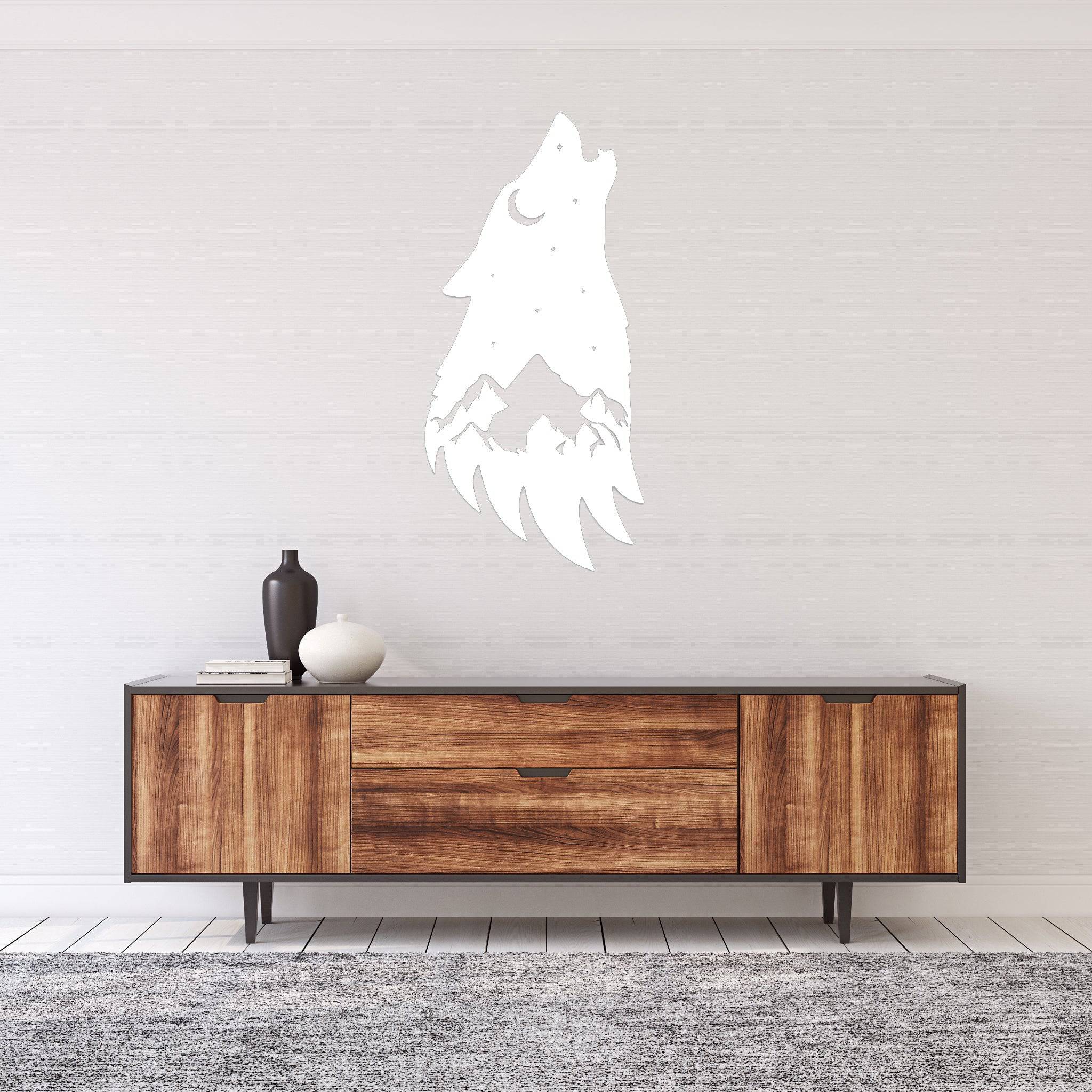 Wolf Head - Metal Wall Art
