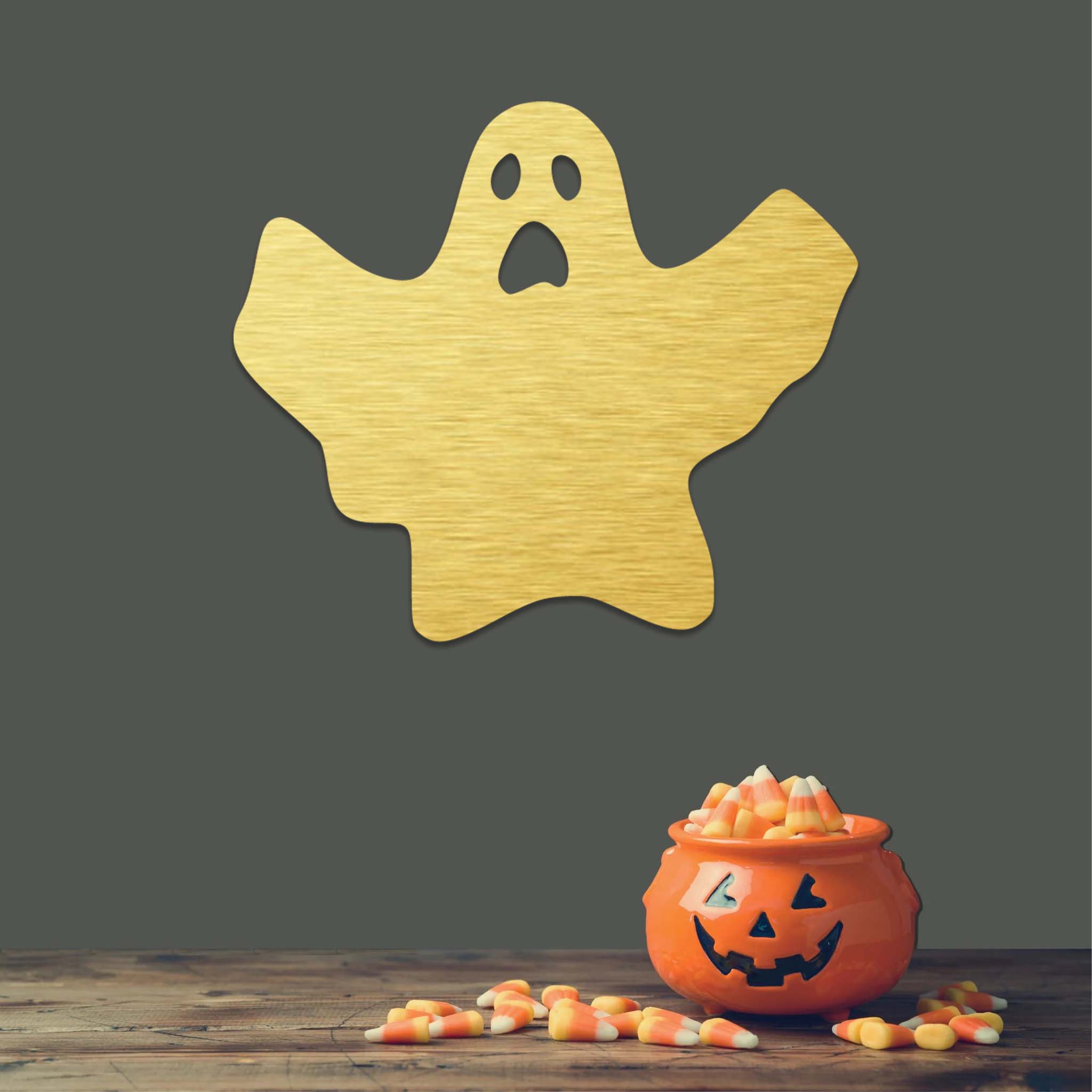 Spooky Ghost - Metal Wall Art