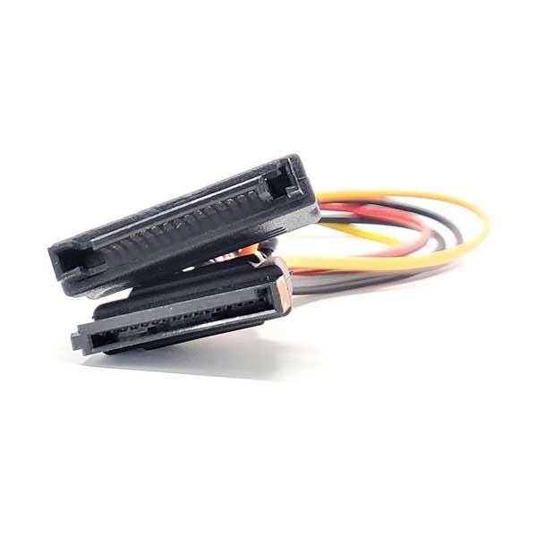 Micro Connectors 12in 15-pin SATA Male to Female Power Extension Cable (F03-15PEX)