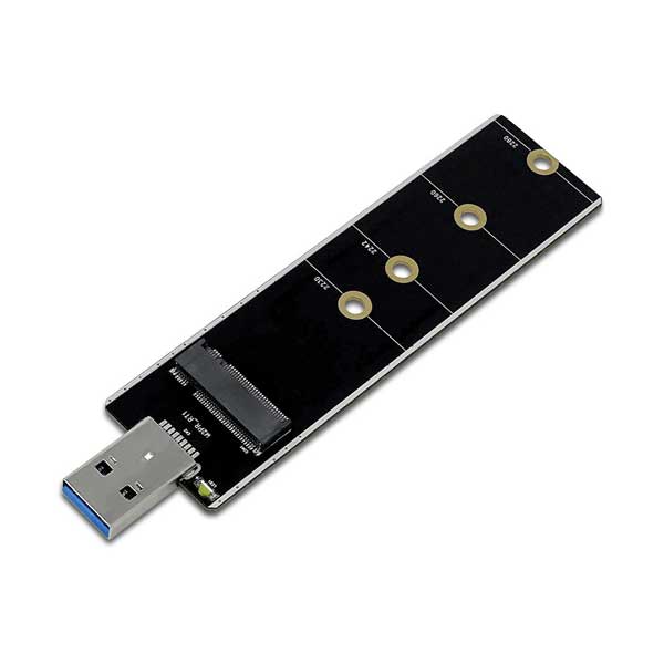 Micro Connectors M.2 NVMe & SATA SSD to USB 3.2 Gen 2x1 Type-A Adapter (NVME-S32USBA)