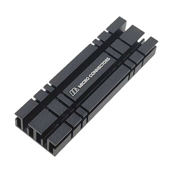 Micro Connectors M.2 NVMe SSD 10mm Standard Size Heat Sink - Black (NGFFM2-HS803-BK)