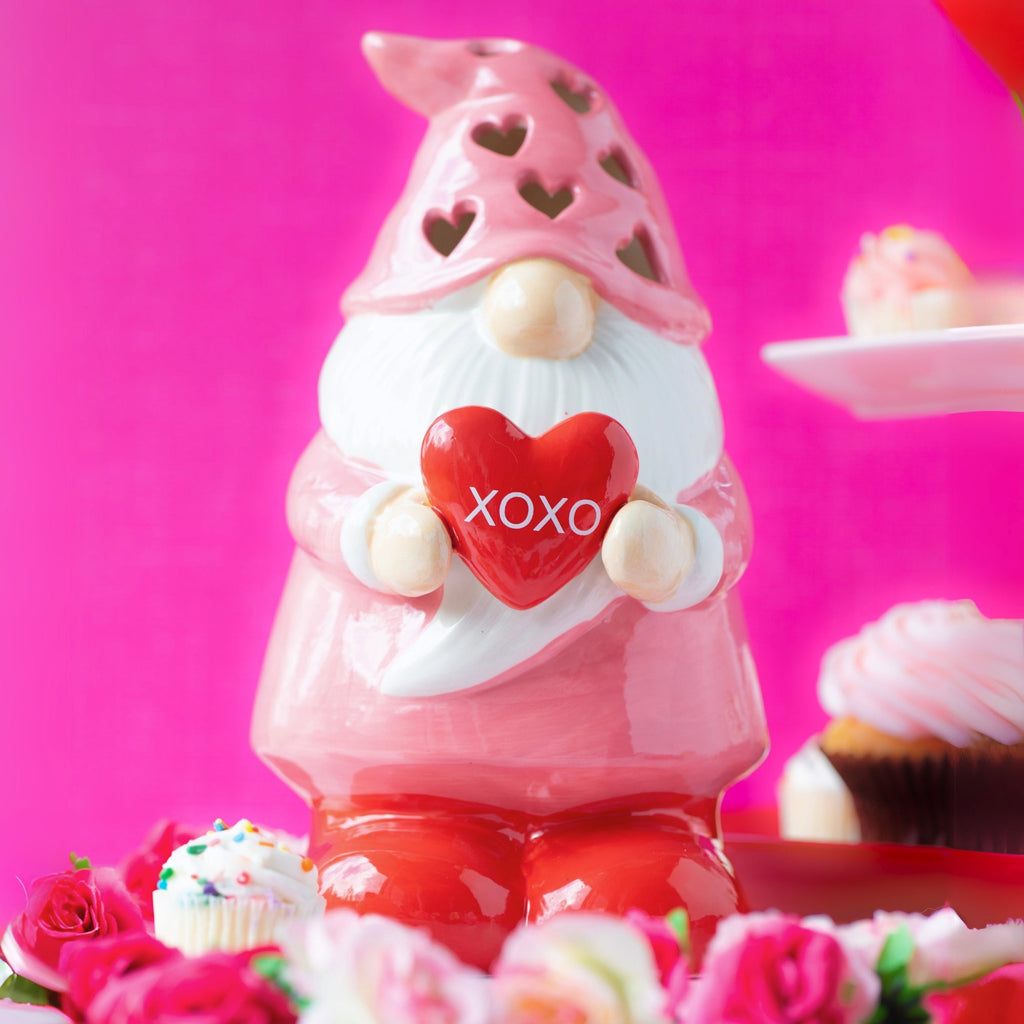 Miss Valentine 10 in. Gnome - Pink