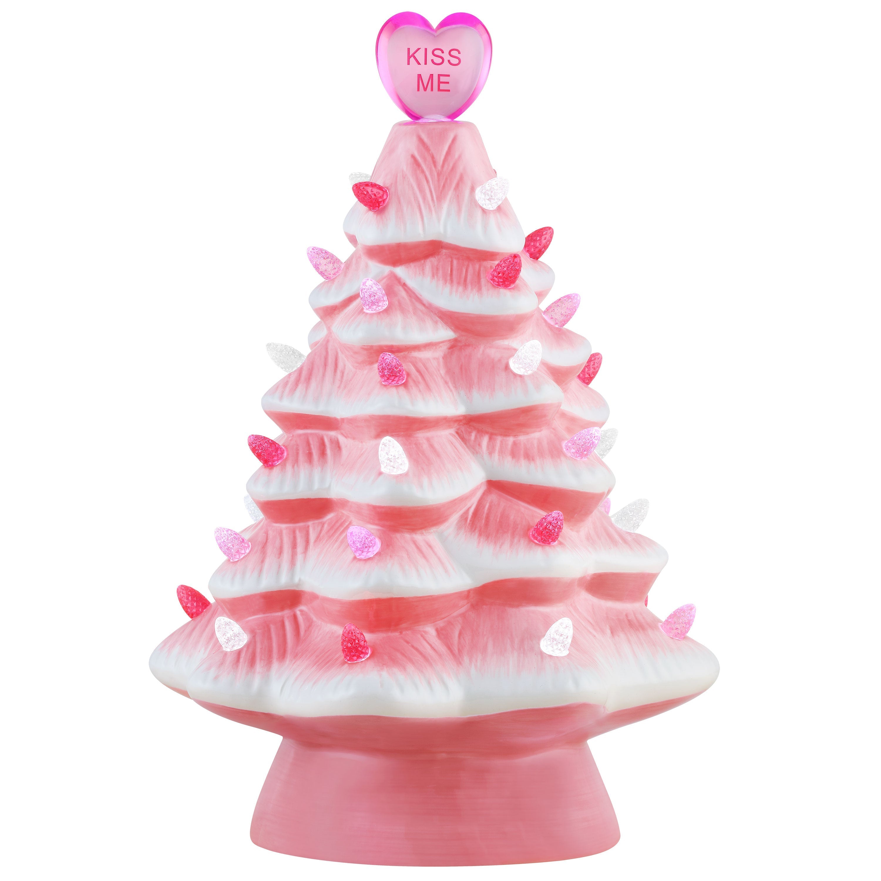 Miss Valentine 12 in. Pink Ceramic Tree